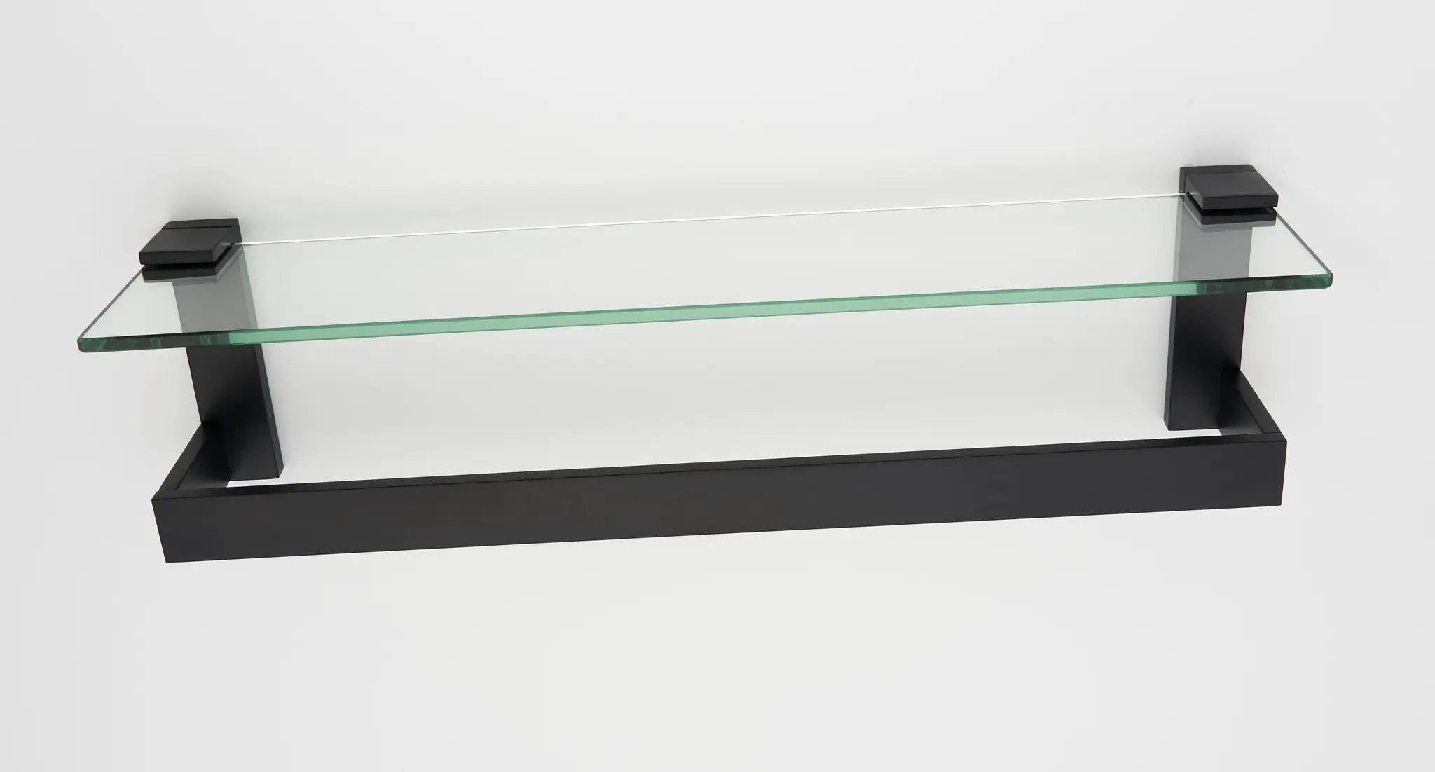 Alno Linear 24" Glass Shelf with Towel Bar by Alno