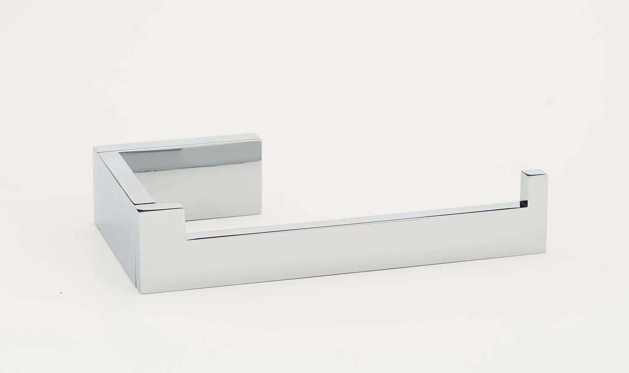 polished chrome tissue holder