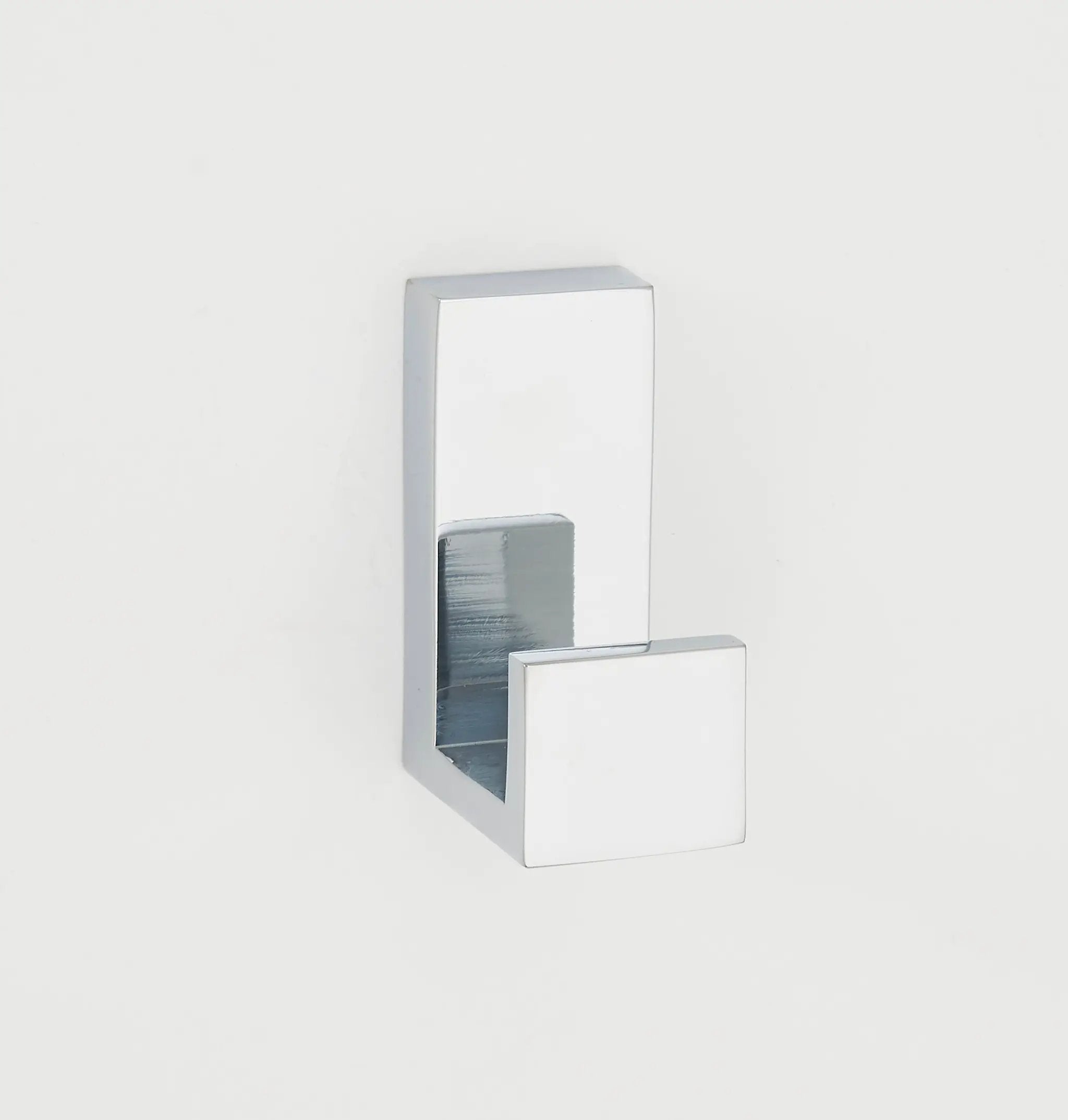 polished chrome robe hook