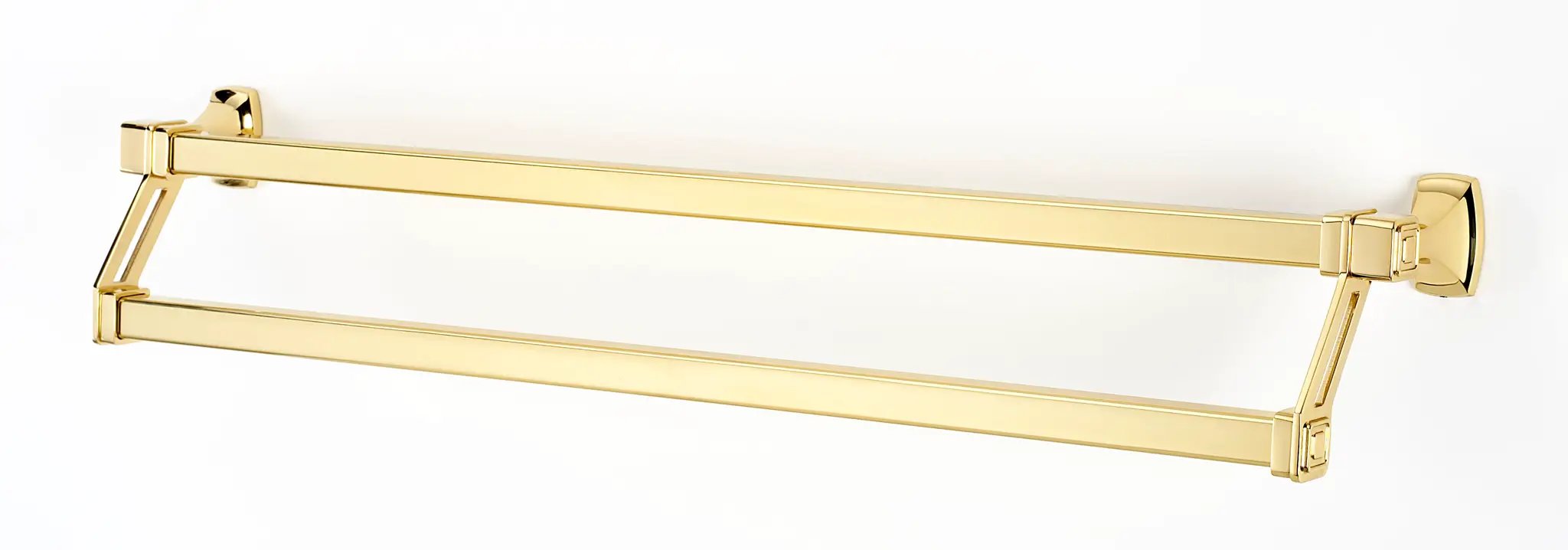 Alno Cube Bath 25" Double Towel Bar by Alno