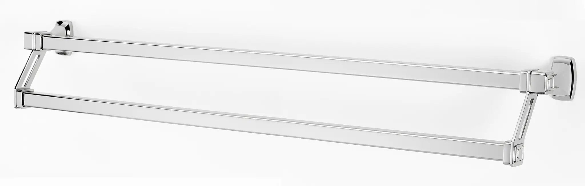 champange/matte black towel bar