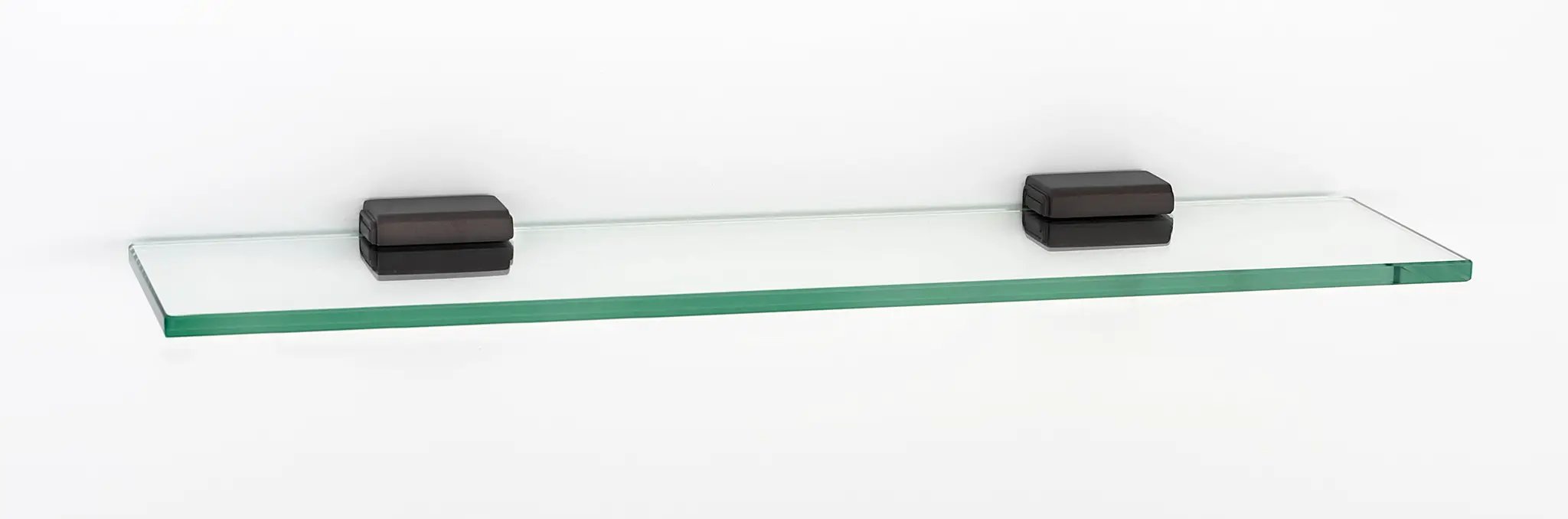 Alno Cube Bath 18" Glass Shelf w/Brackets by Alno