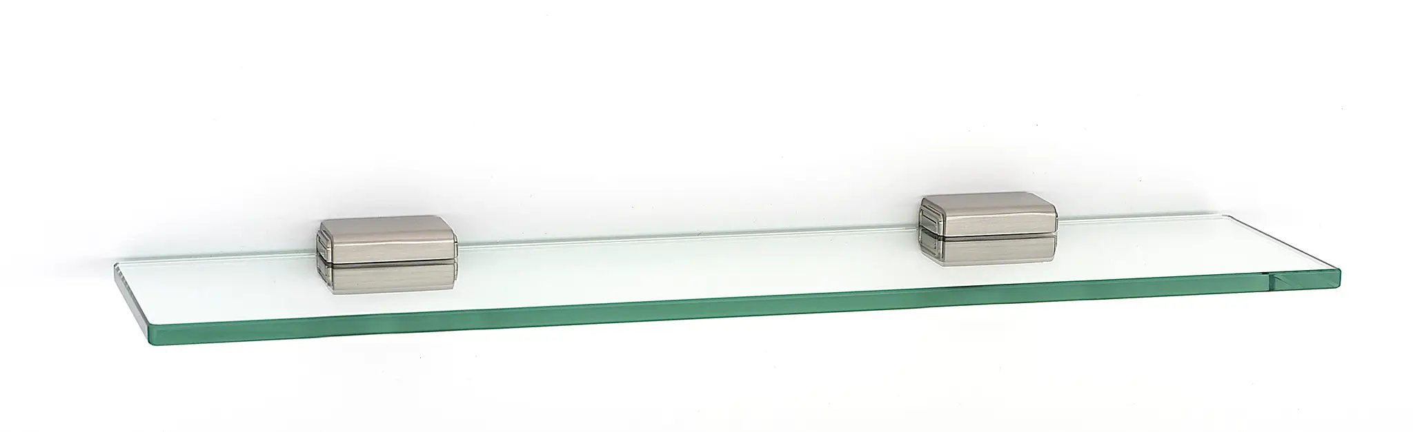 Alno Cube Bath 18" Glass Shelf w/Brackets by Alno