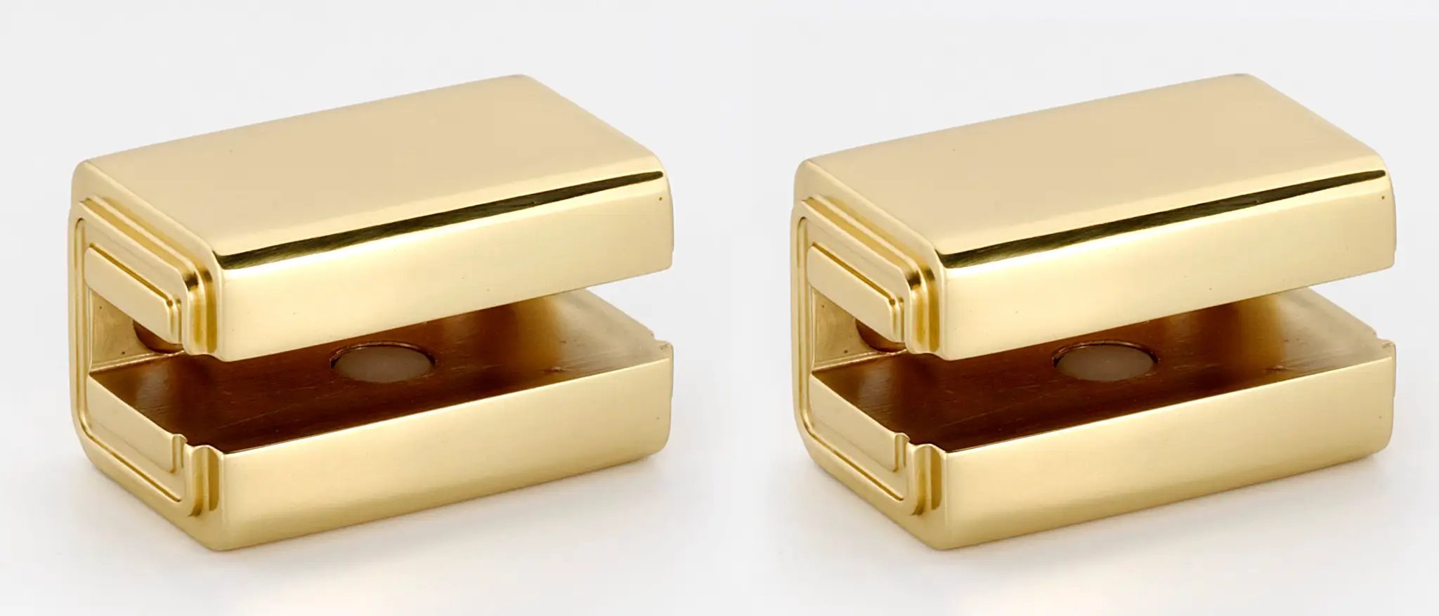 Alno Cube Bath Glass Shelf Brackets Only by Alno