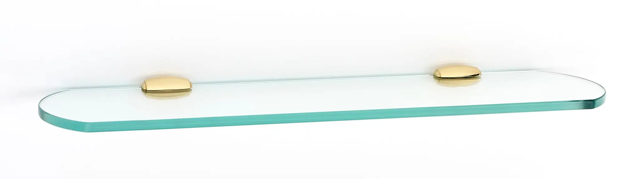 Alno Royale Bath 18" Glass Shelf w/Brackets by Alno