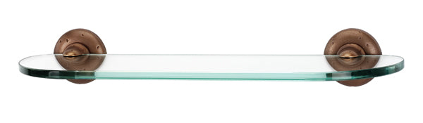 Alno Sierra Bath 18" Glass Shelf w/Brackets