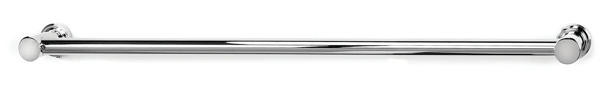 polished chrome towel bar
