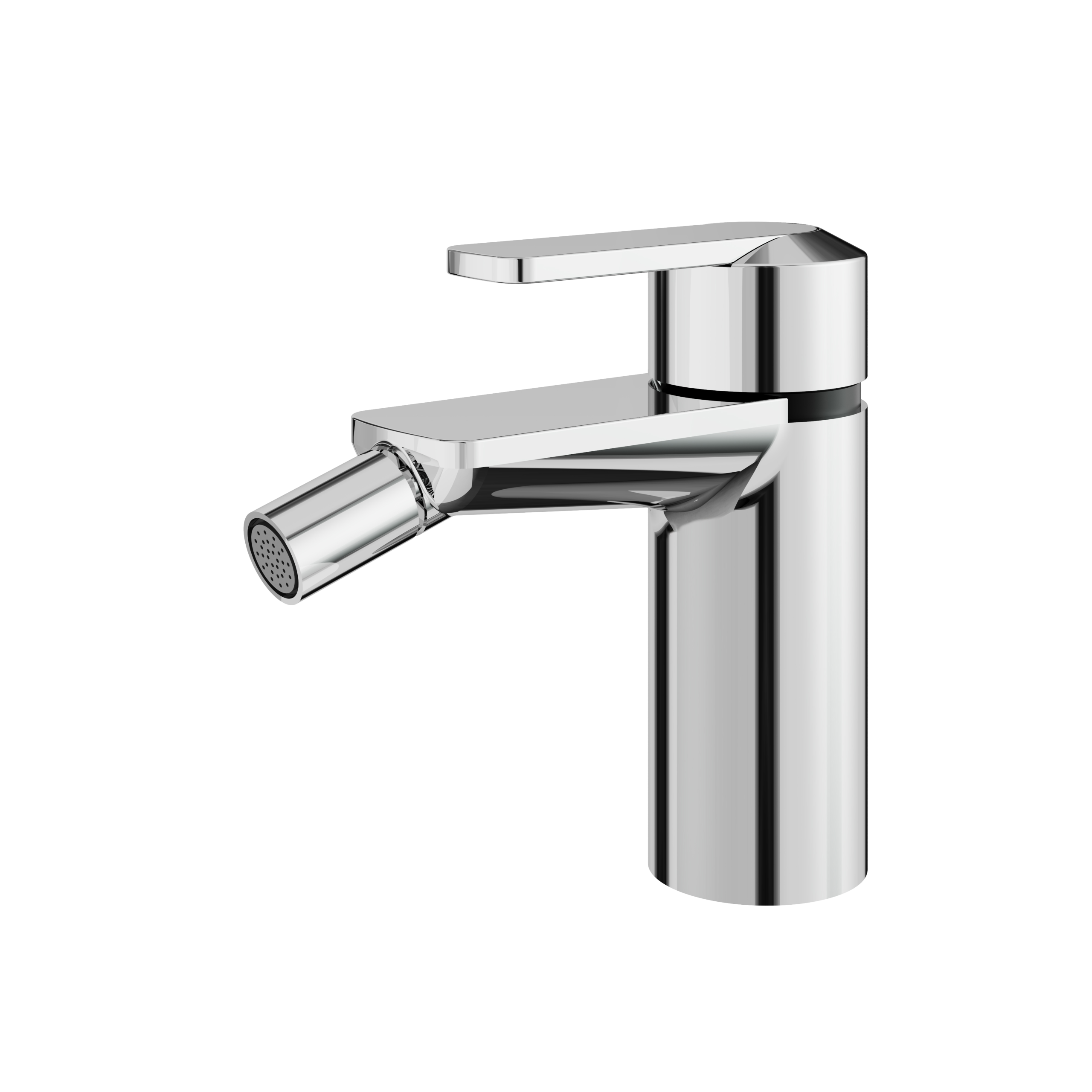 polished chrome bidet faucet