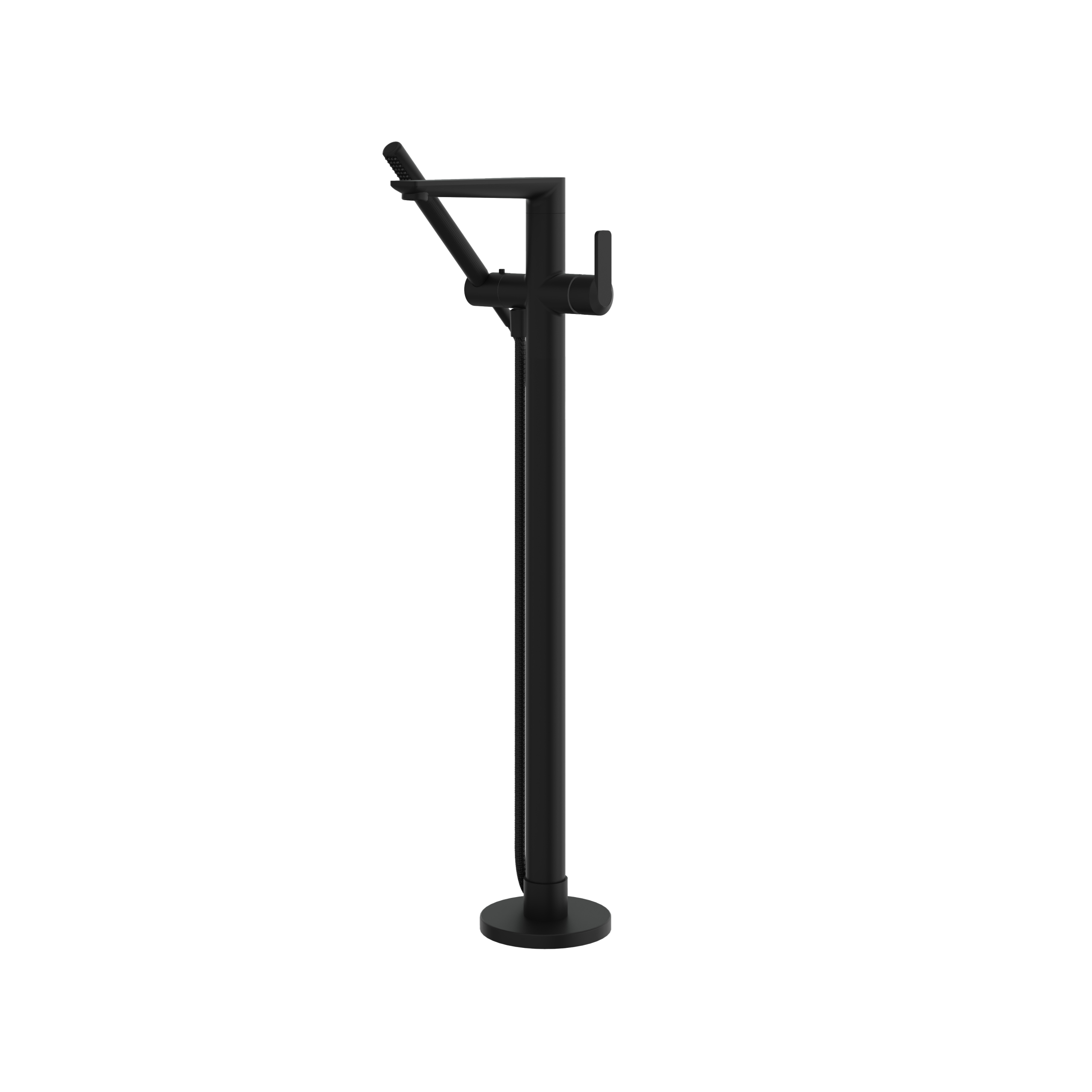 Aquabrass Floor Tub Filler With Hand Shw by Aquabrass