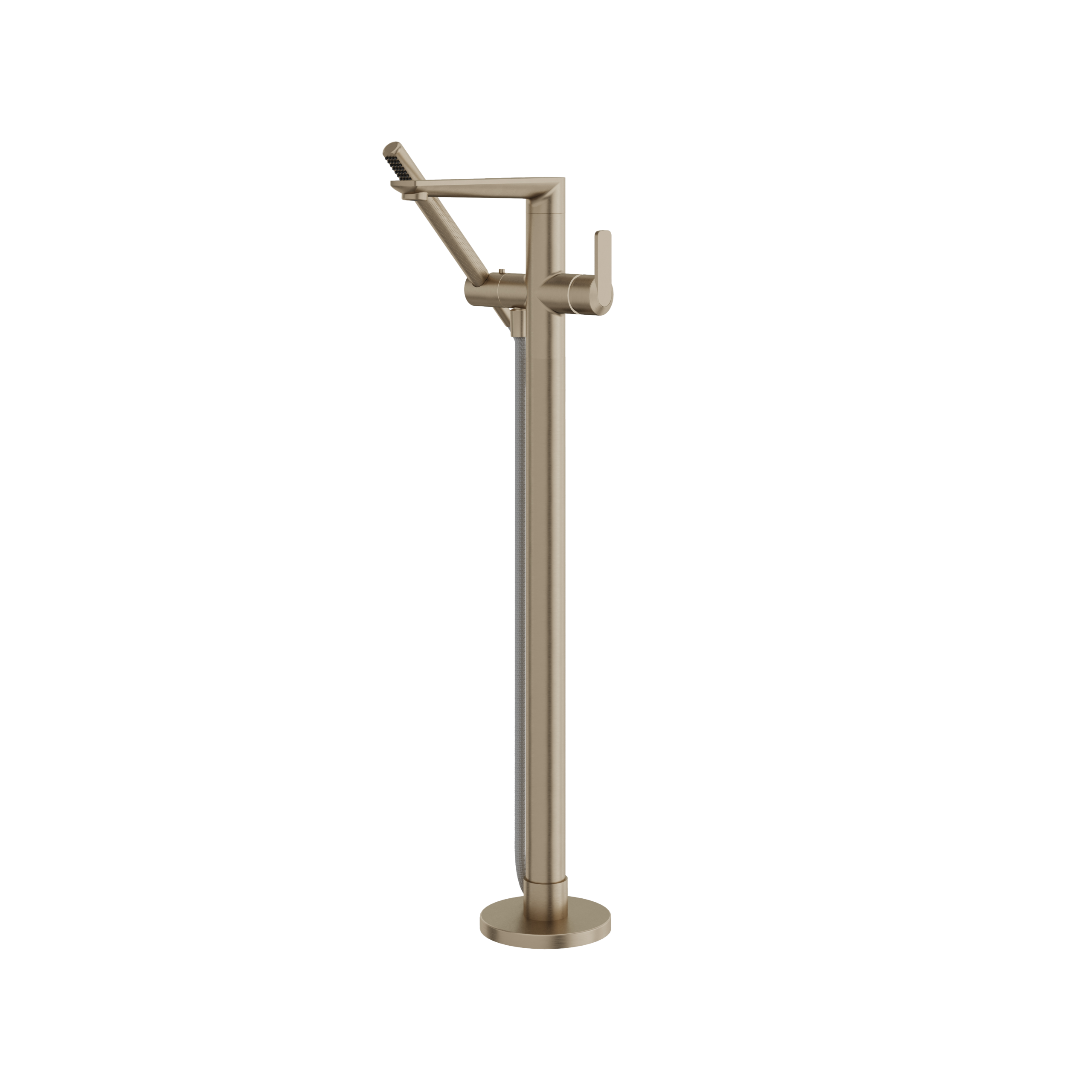 Aquabrass Floor Tub Filler With Hand Shw by Aquabrass