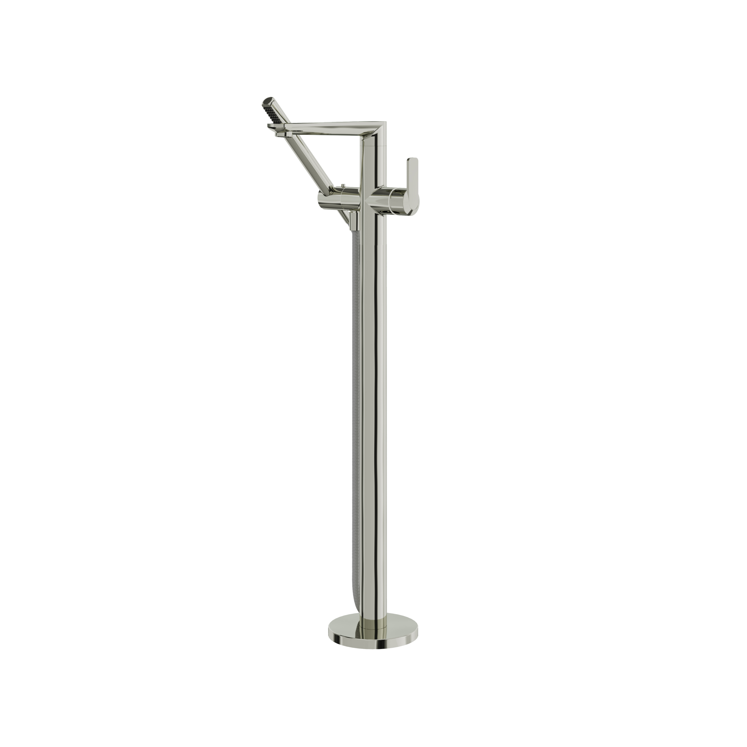 Aquabrass Floor Tub Filler With Hand Shw by Aquabrass
