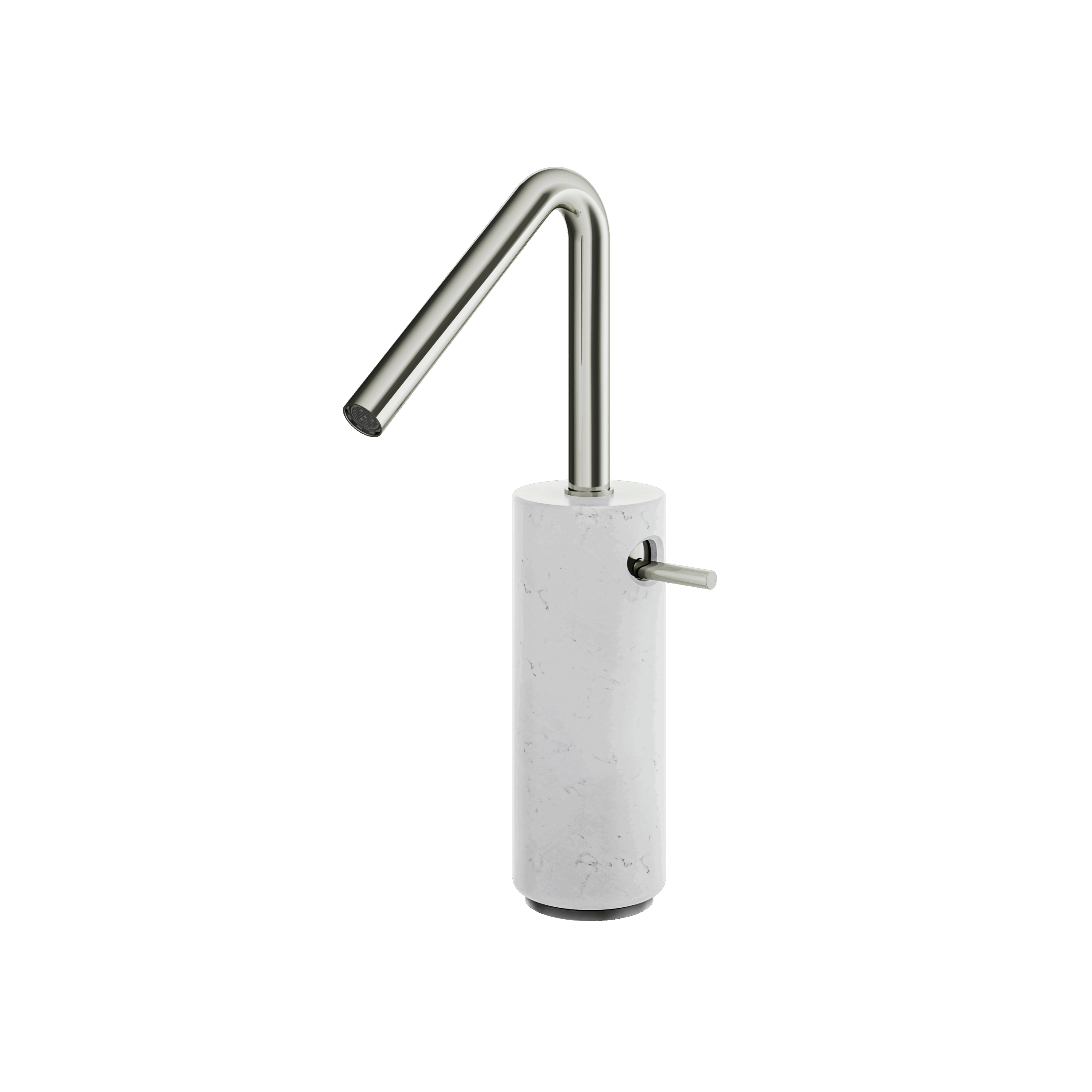 Aquabrass Marmo Tall Single Hole Lavatory Faucet - Carrara