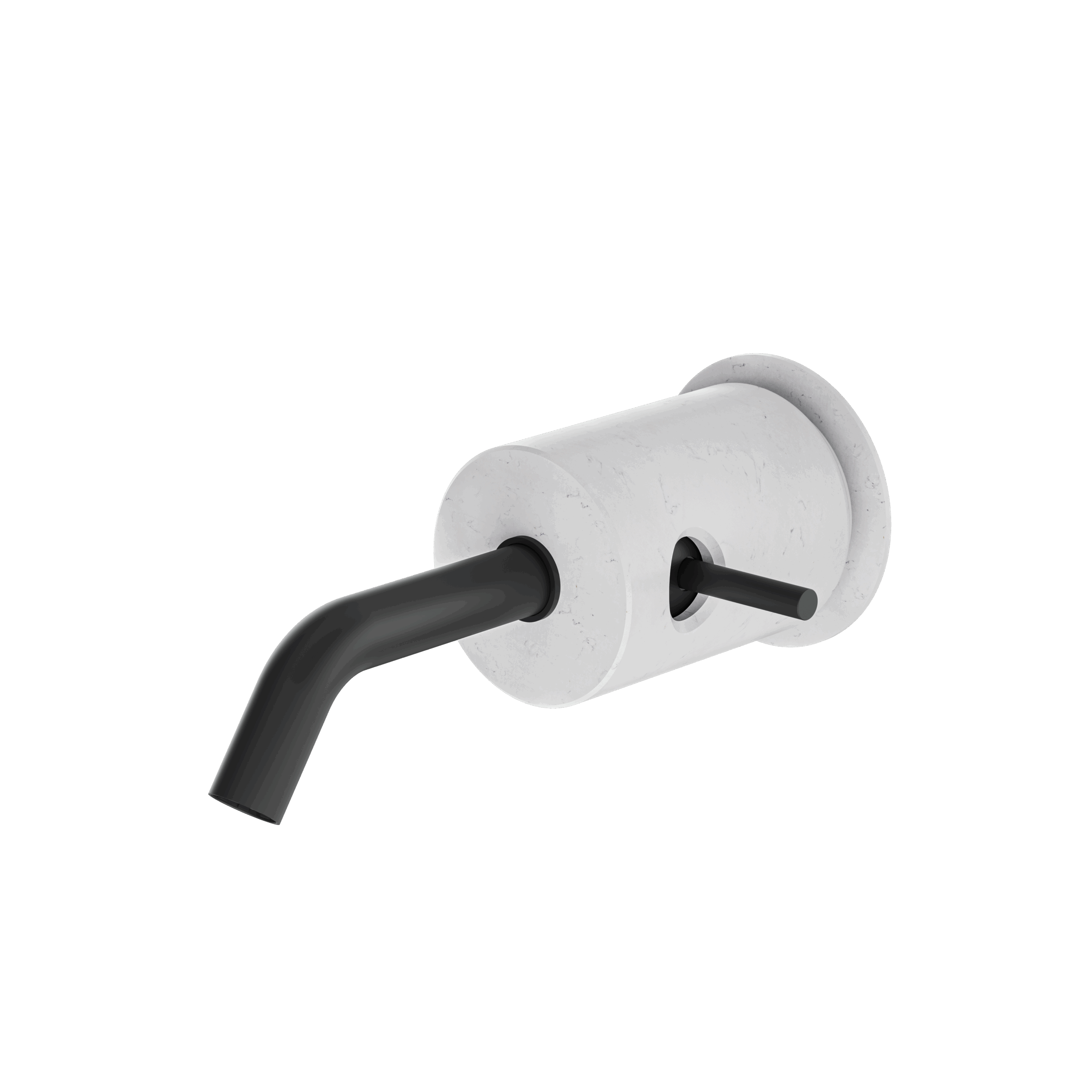 Aquabrass Marmo Wall Lavatory Faucet - Carrara