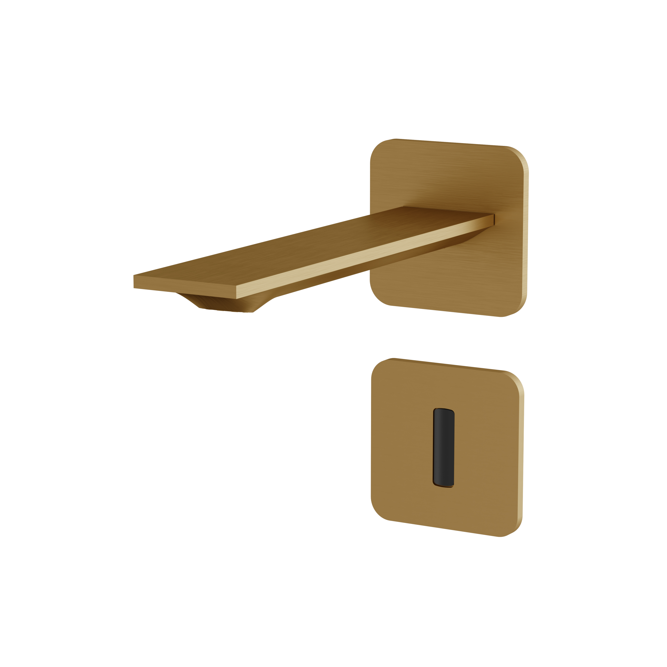 Aquabrass Alpha Touchless Wall Lavatory Faucet Trim by Aquabrass