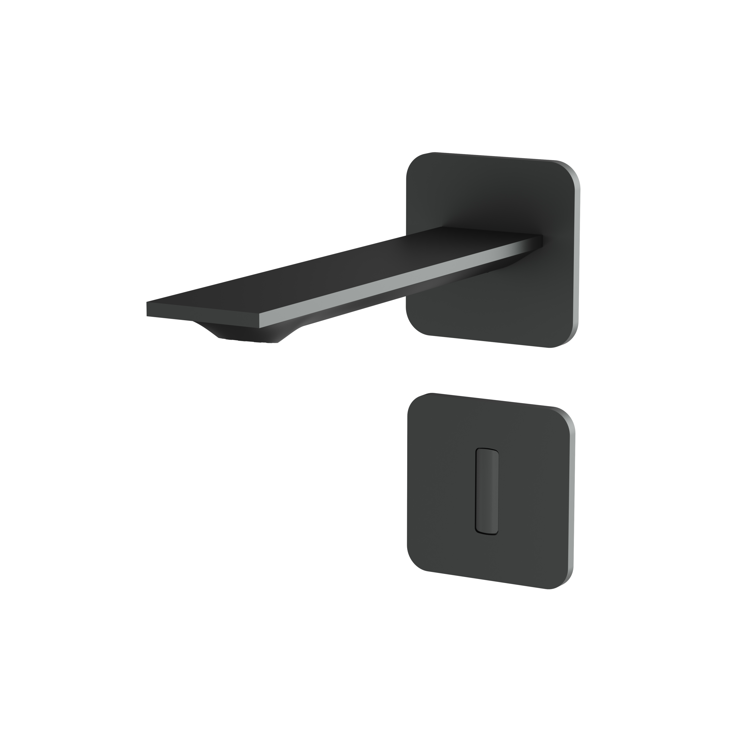 Aquabrass Alpha Touchless Wall Lavatory Faucet Trim by Aquabrass