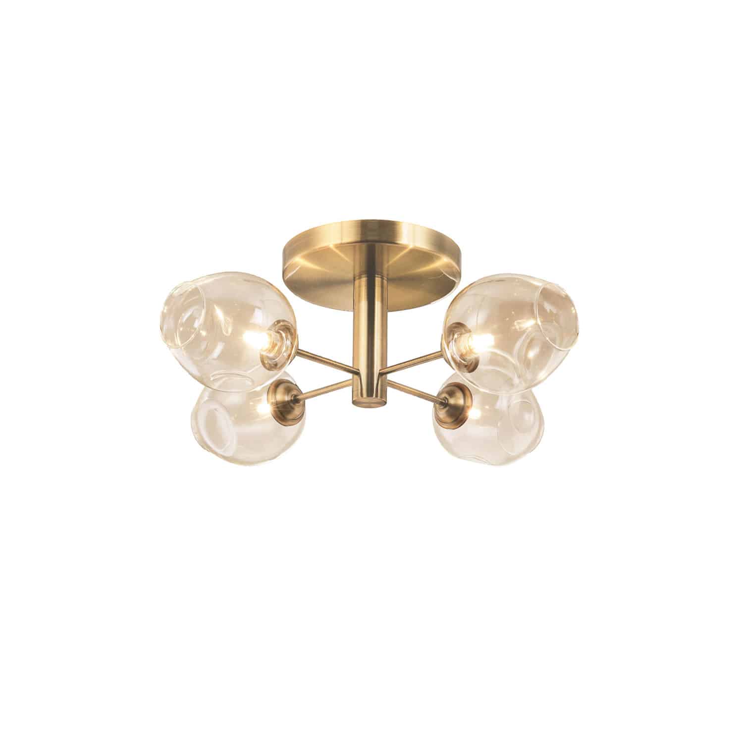 Dainolite 4 Light Halogen Semi Flush