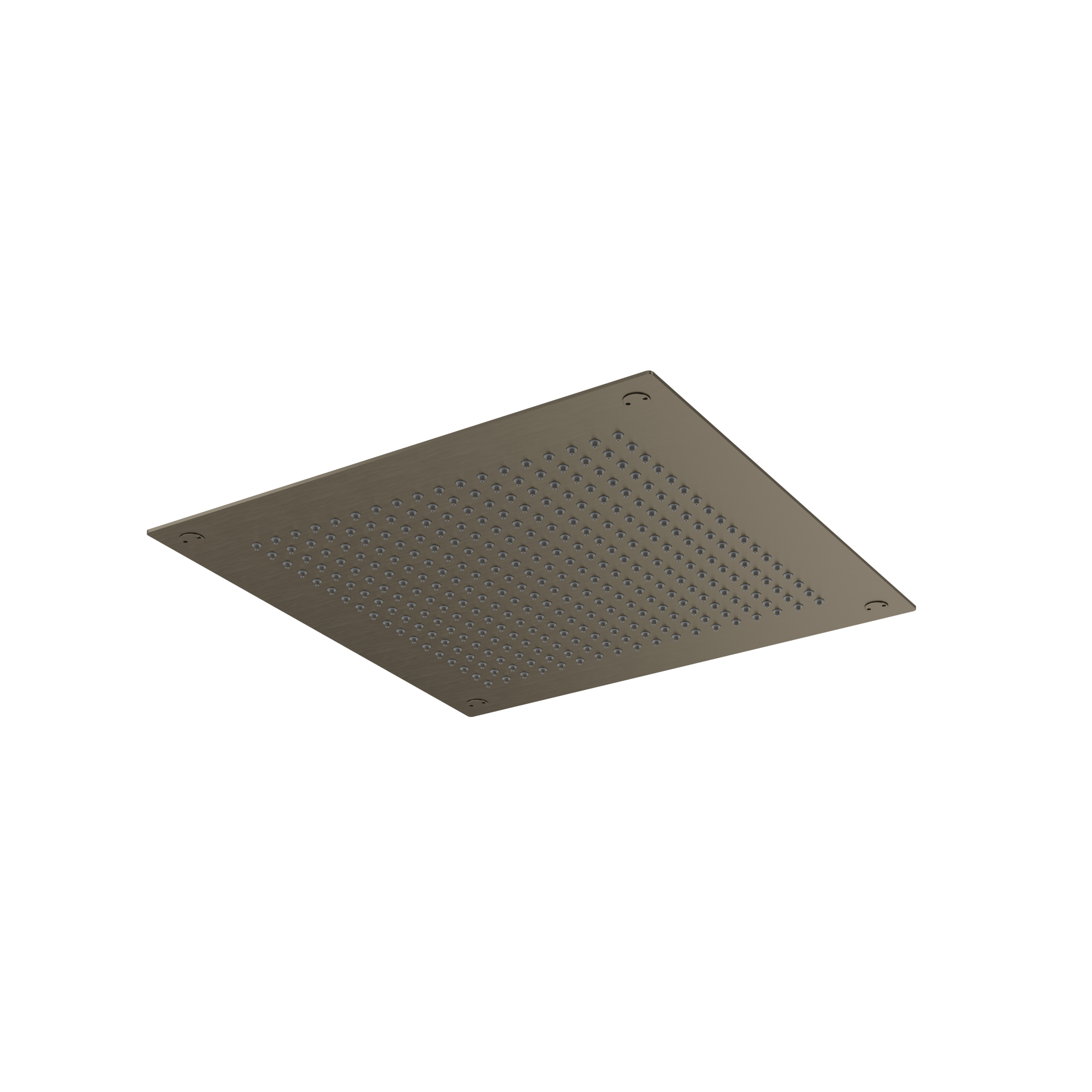 brushed black chrome shower head