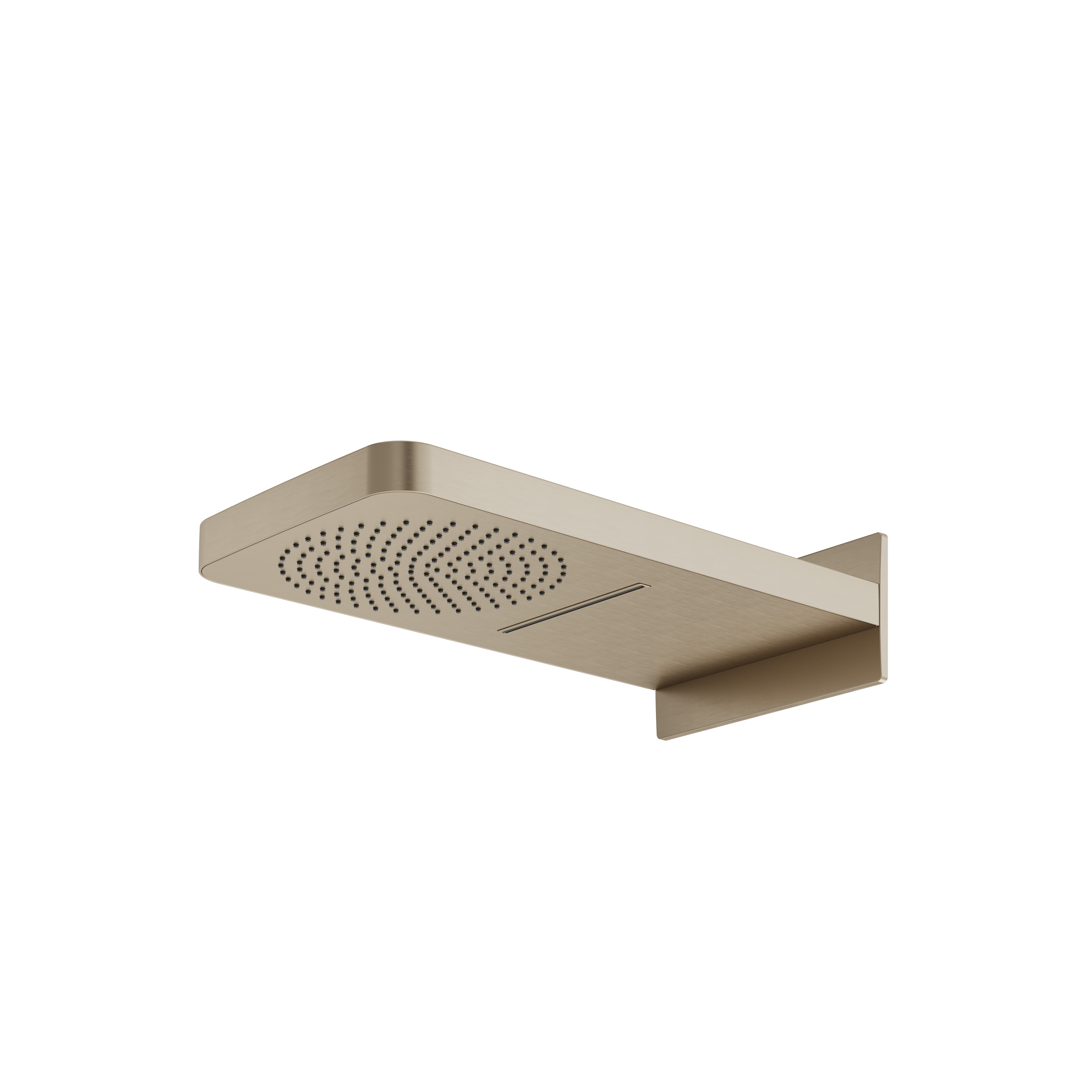 Aquabrass Aquasheet Wall Rainhead - 2 Function