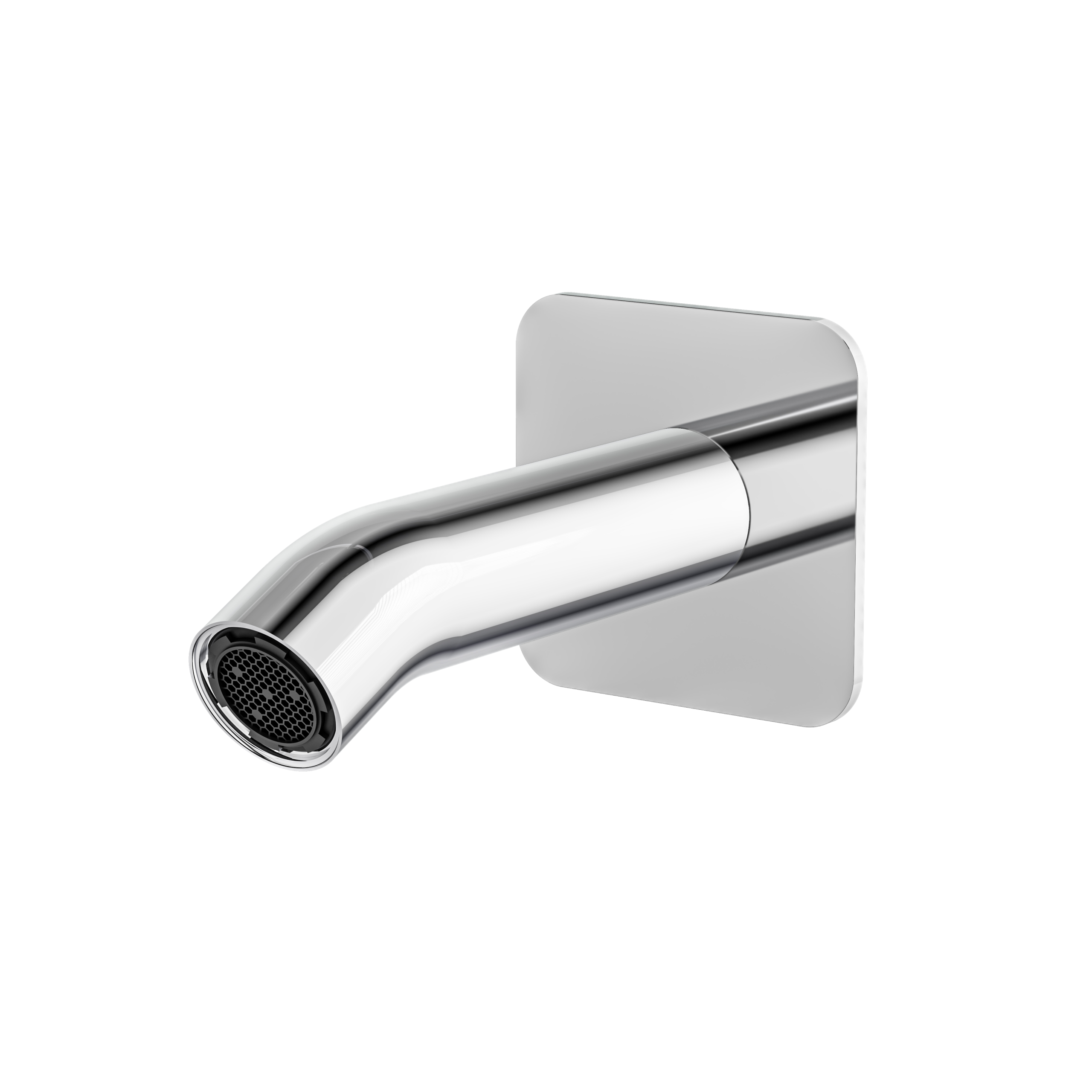 polished chrome tub spout