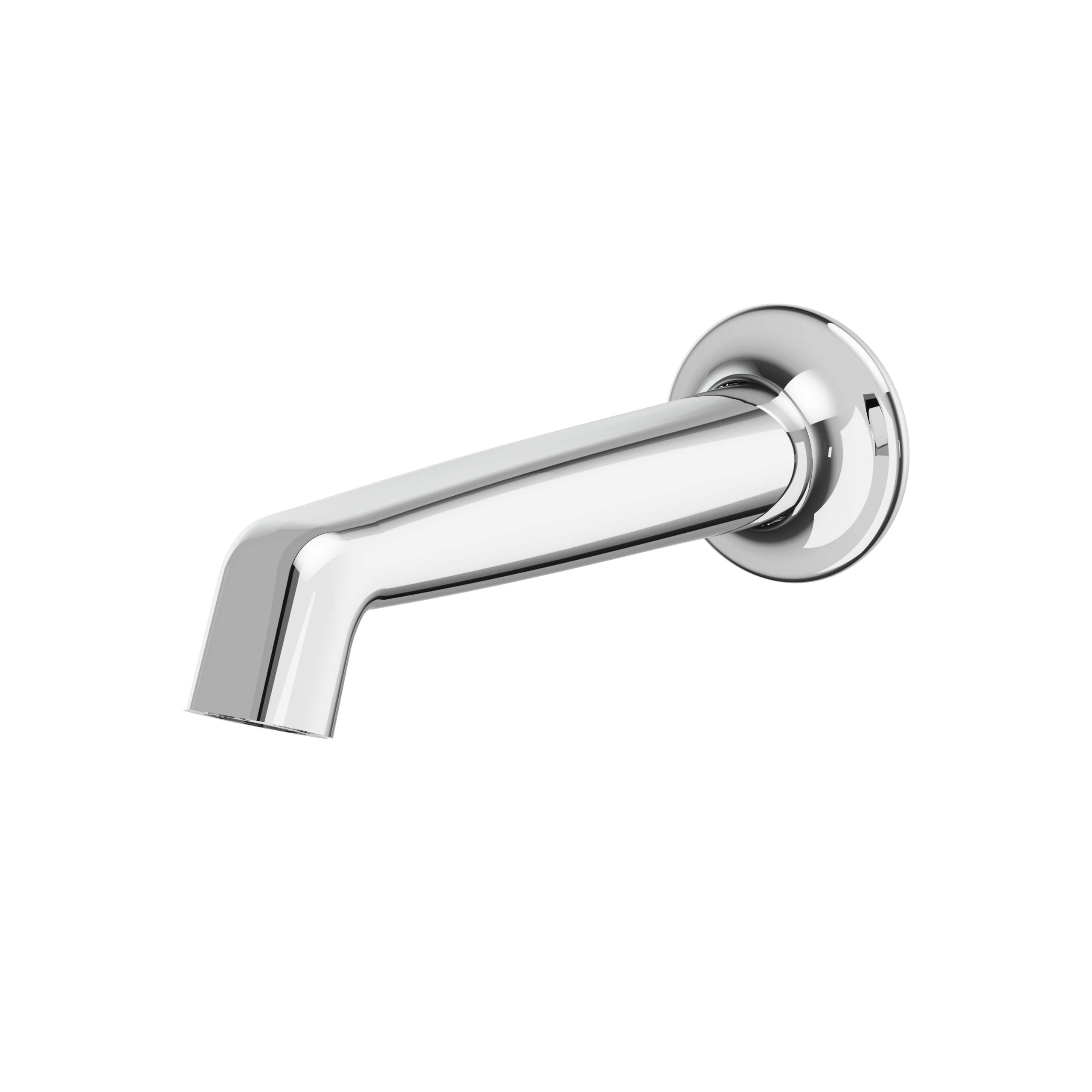 polished chrome tub spout