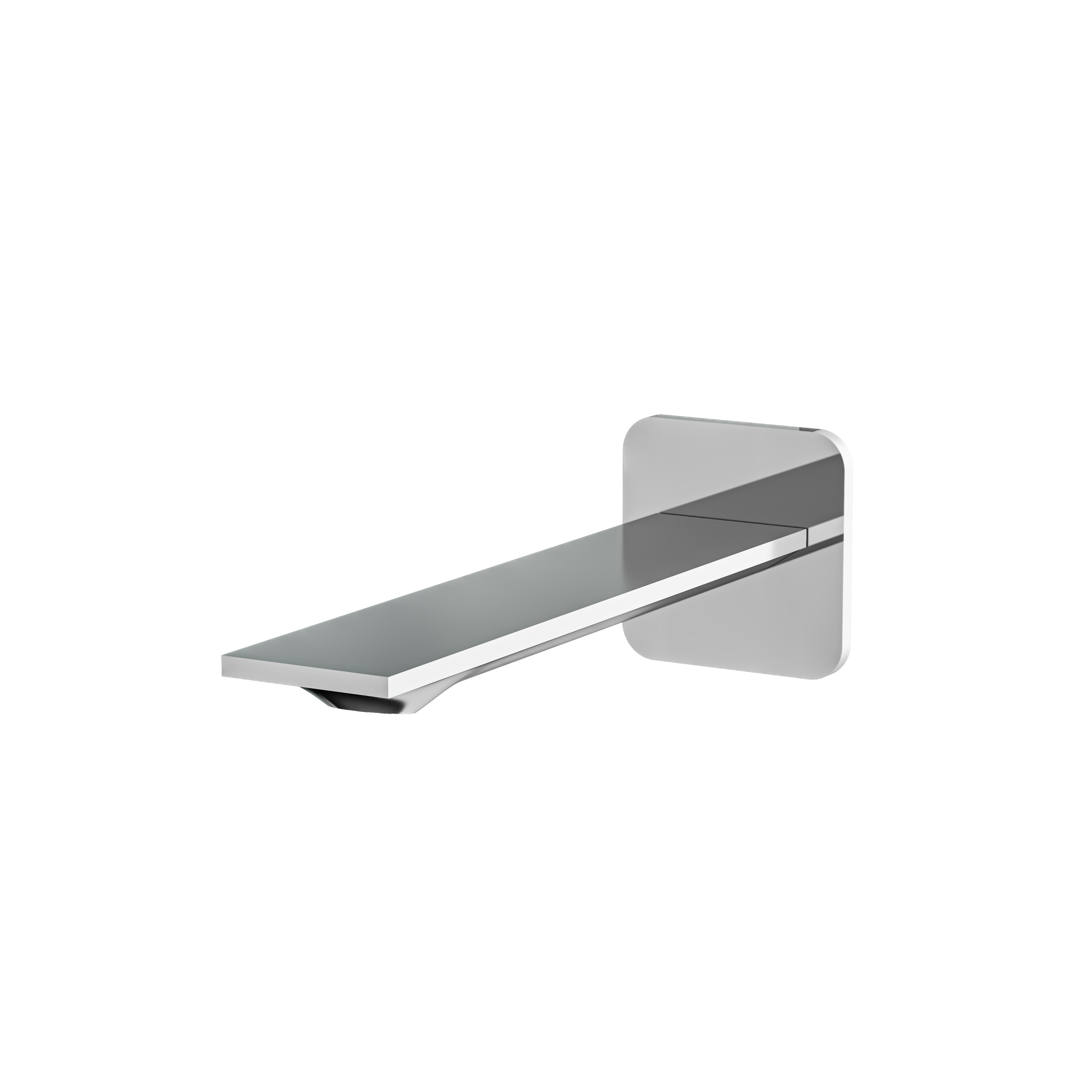 polished chrome tub spout