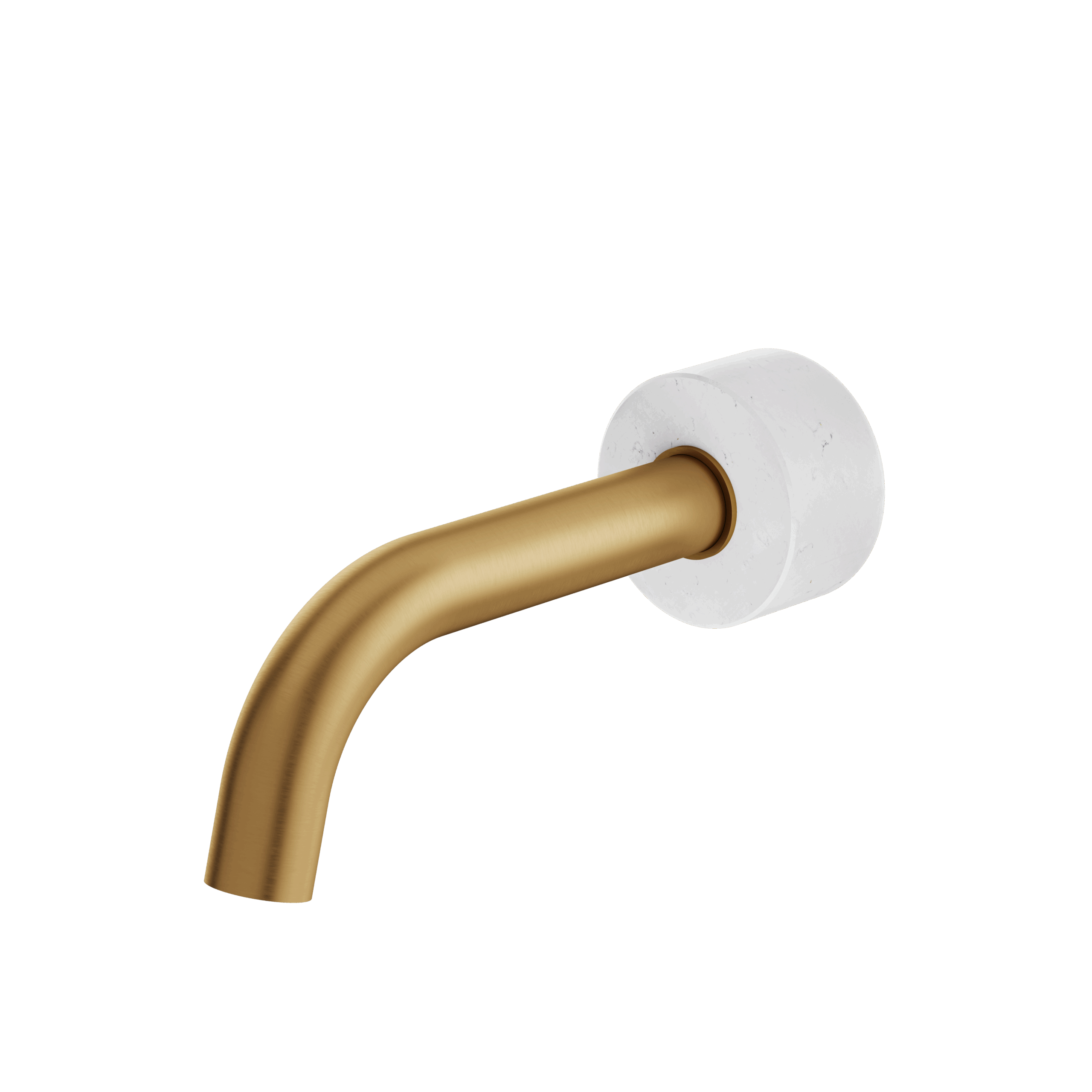 Aquabrass Marmo Wall Tub Spout - Carrara by Aquabrass