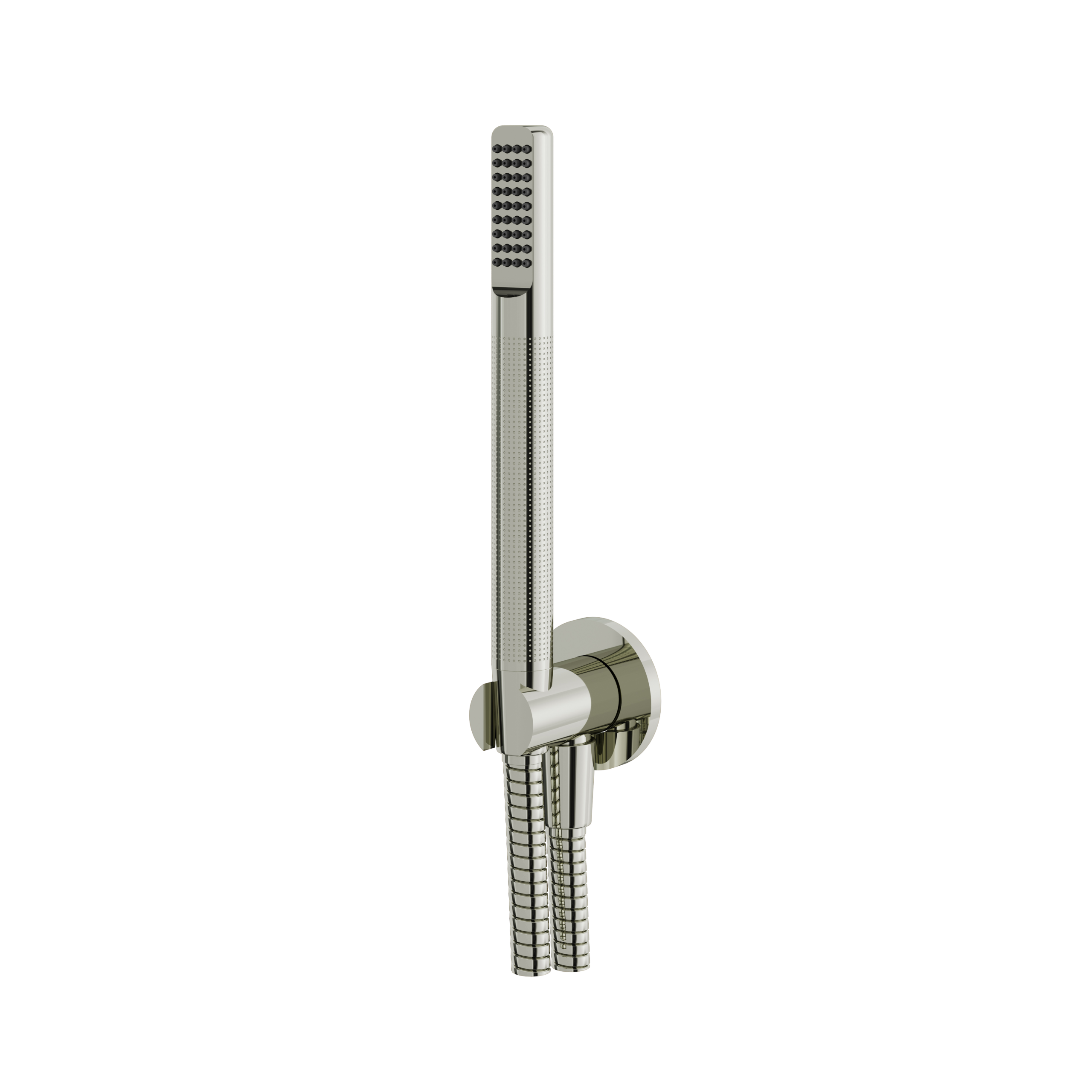 Aquabrass Round Handshower Set with Tubular Shower by Aquabrass