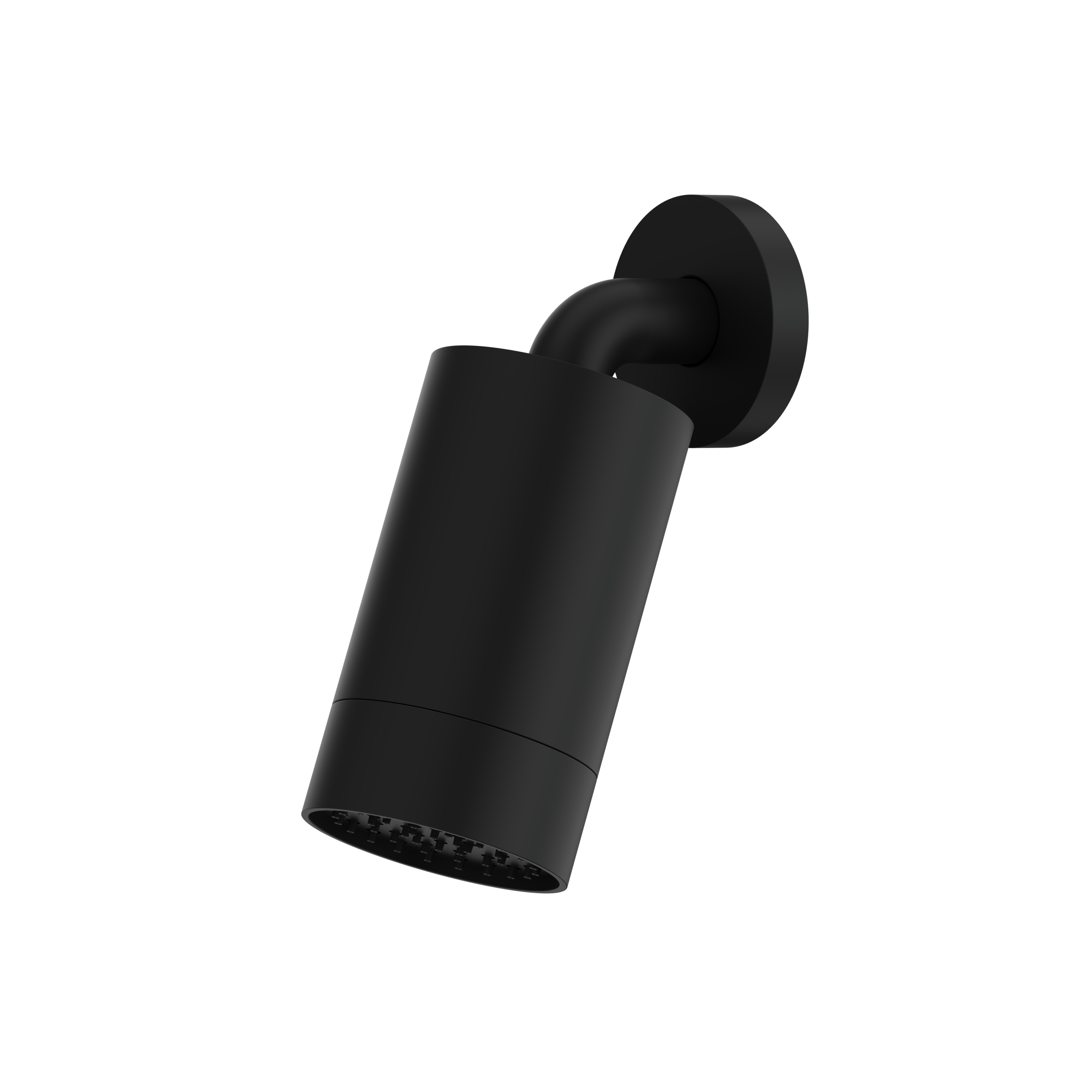 Aquabrass Rainhead with Wall Arm - Smooth Ring