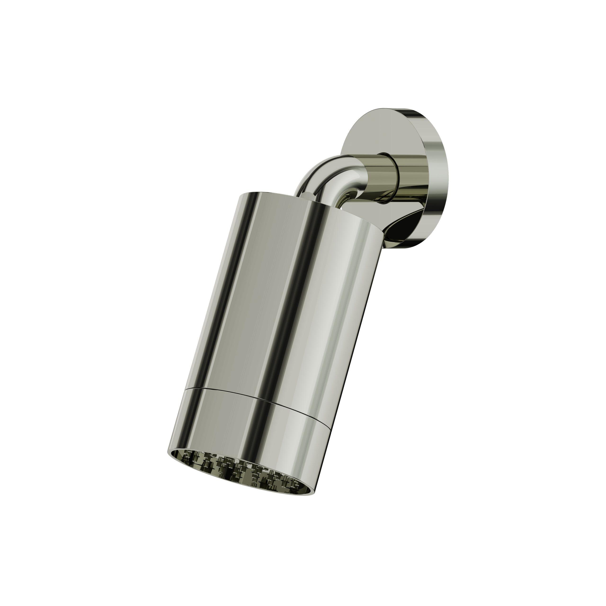 Aquabrass Rainhead with Wall Arm - Smooth Ring