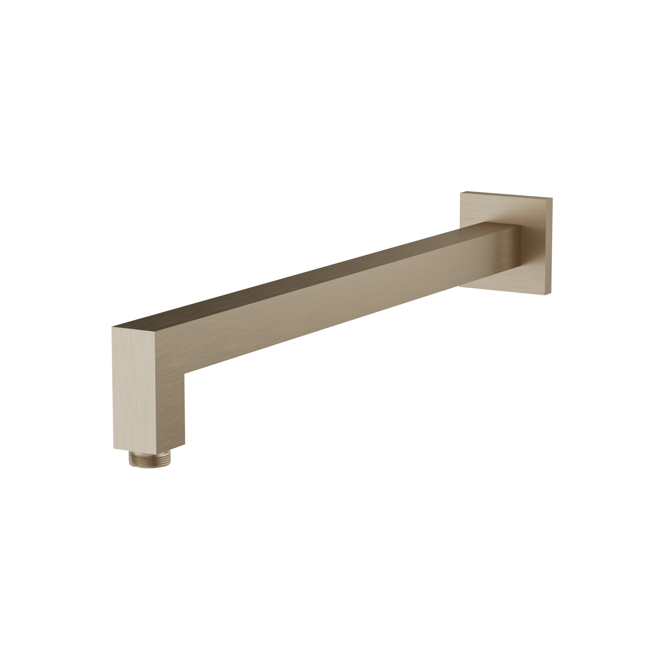 Aquabrass Square 16" Shower Arm with Flange by Aquabrass