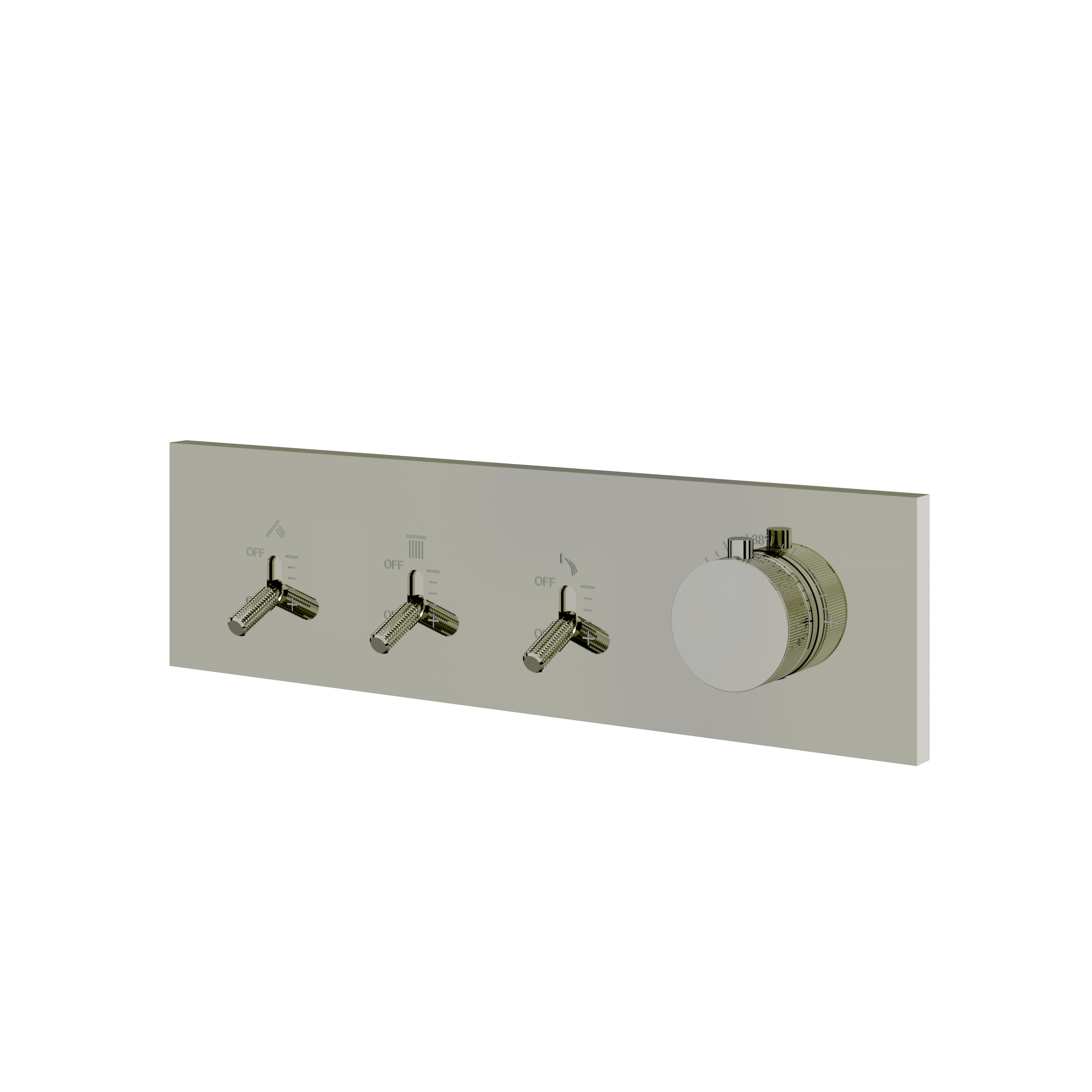 Aquabrass Dimmer 3 Way Shower Trim