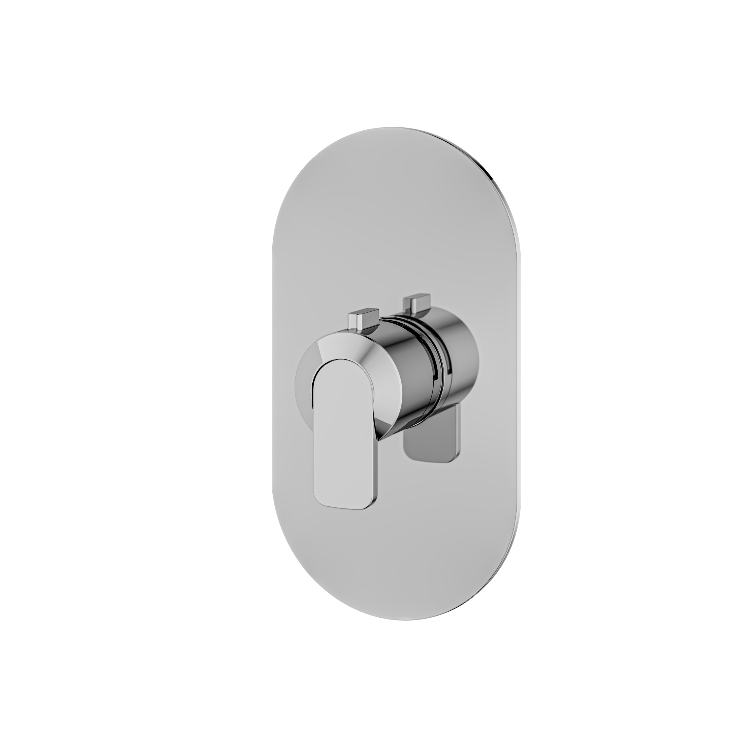 polished chrome trim