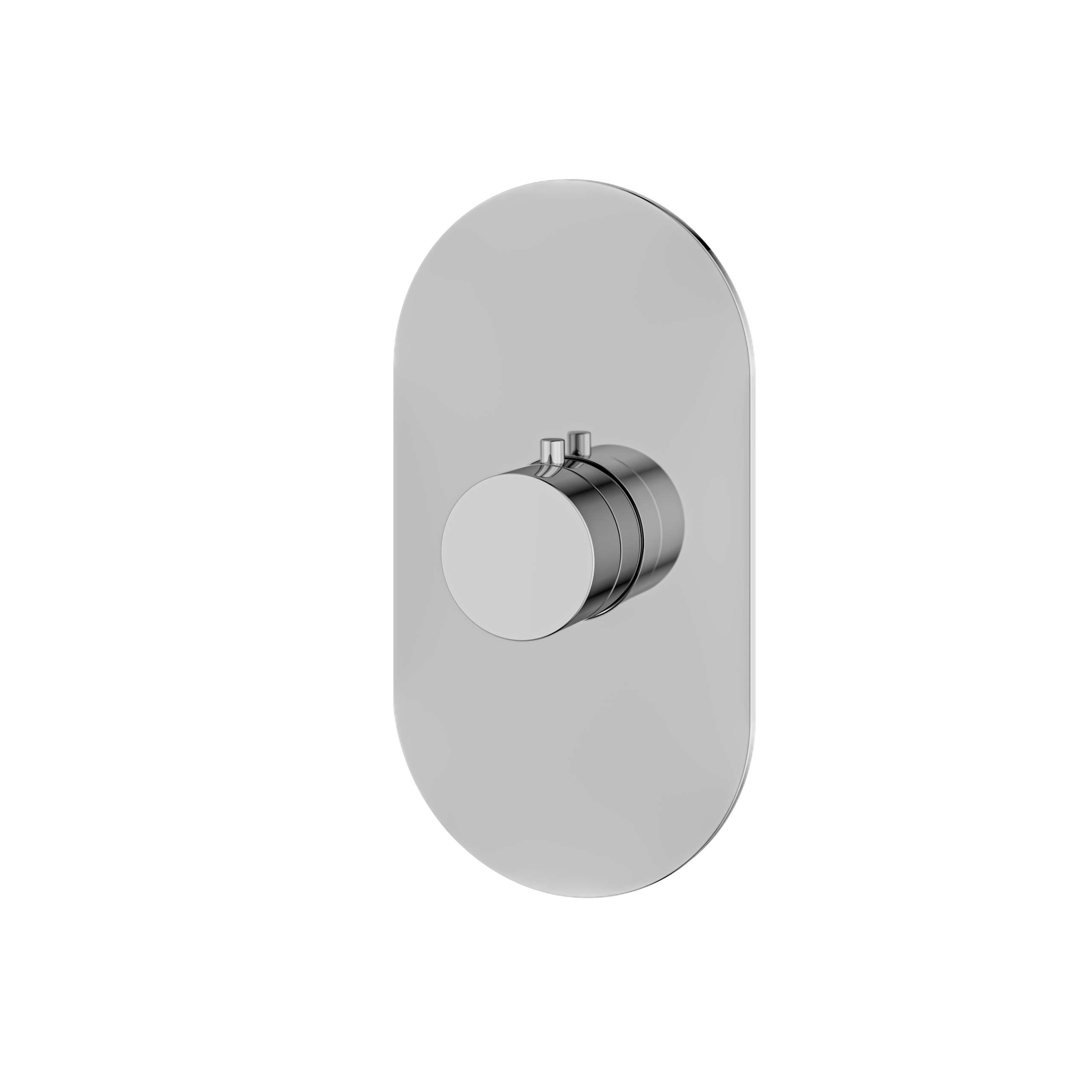 polished chrome trim