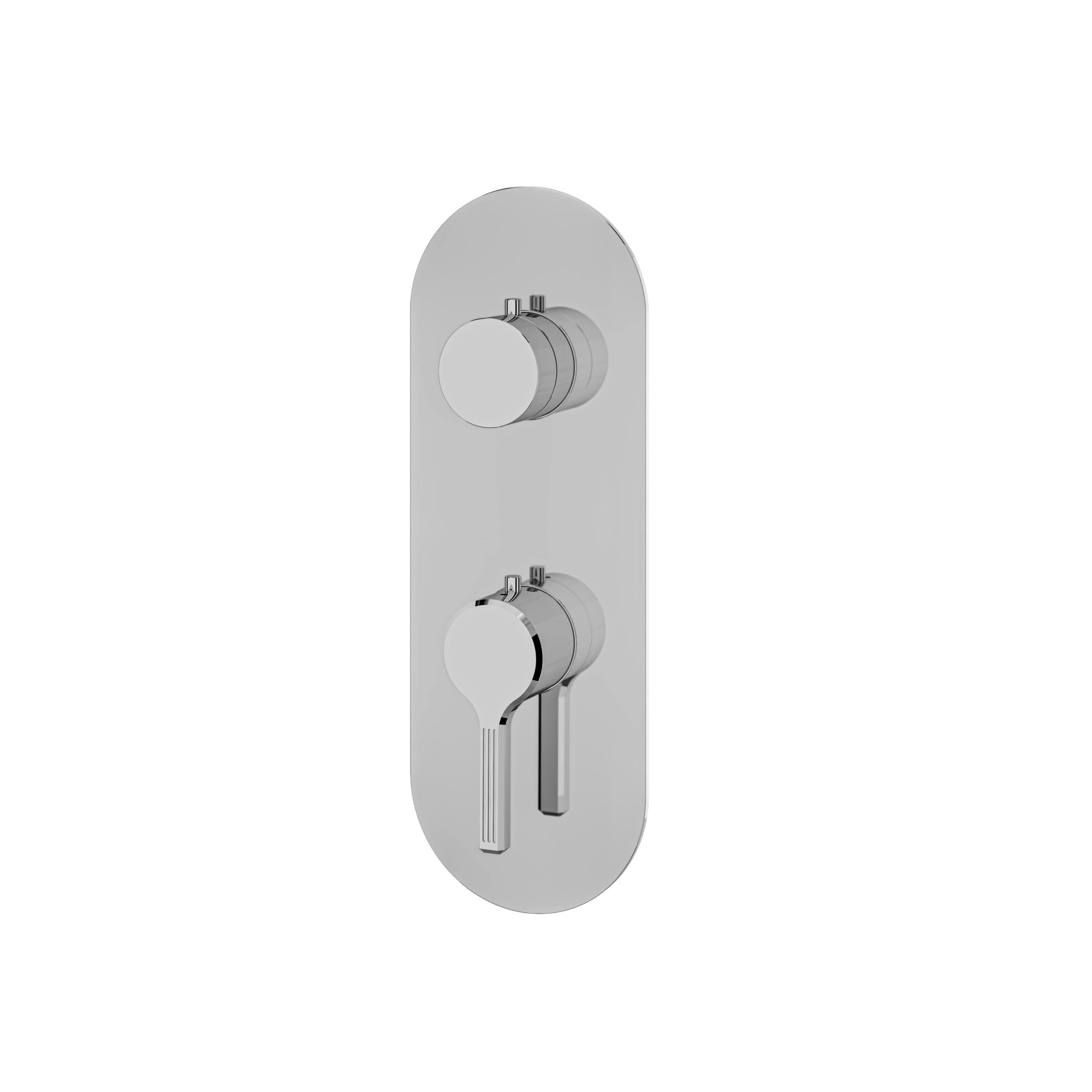 polished chrome trim