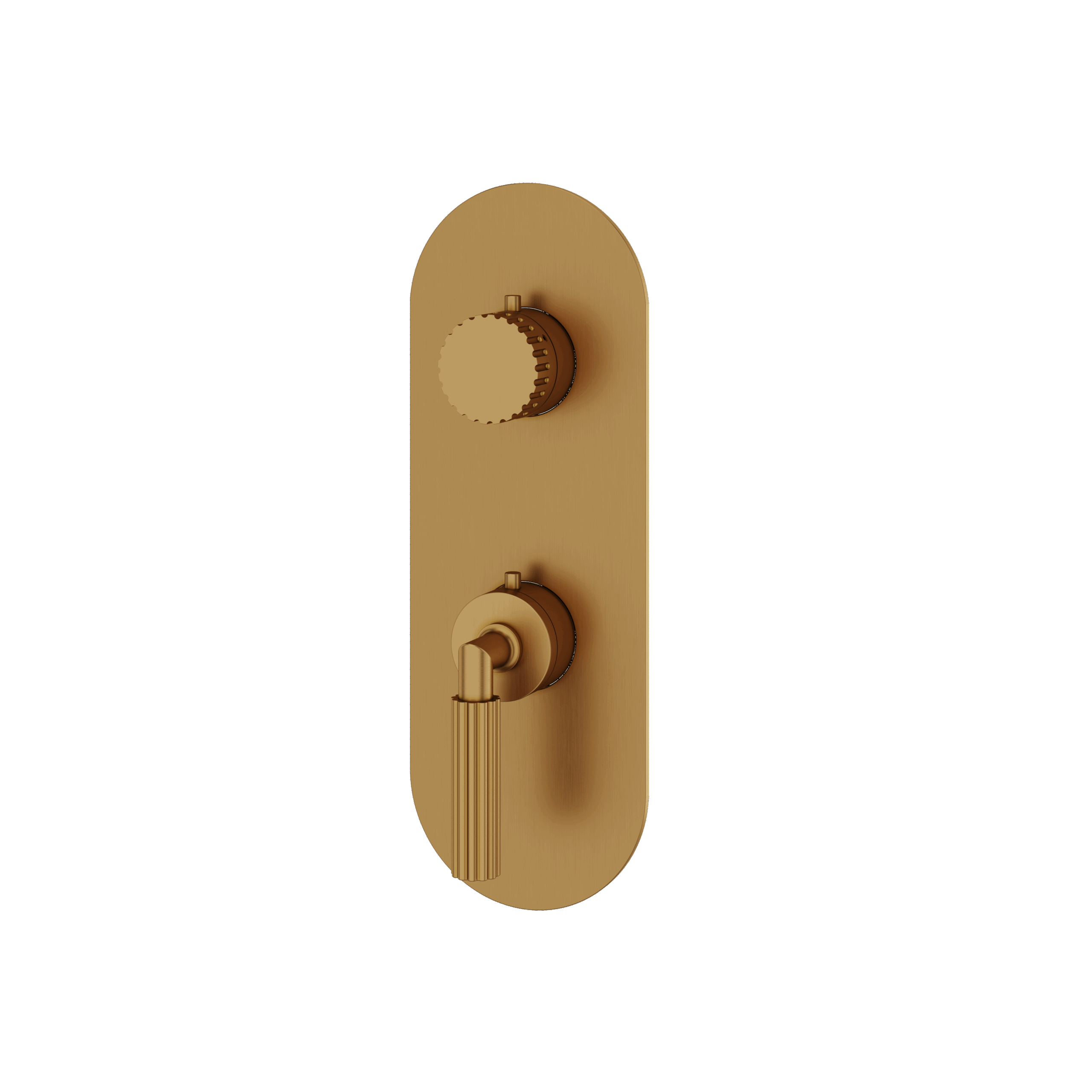 Aquabrass Montebello Trim Set - 3 Way Non Shared for T12123 by Aquabrass