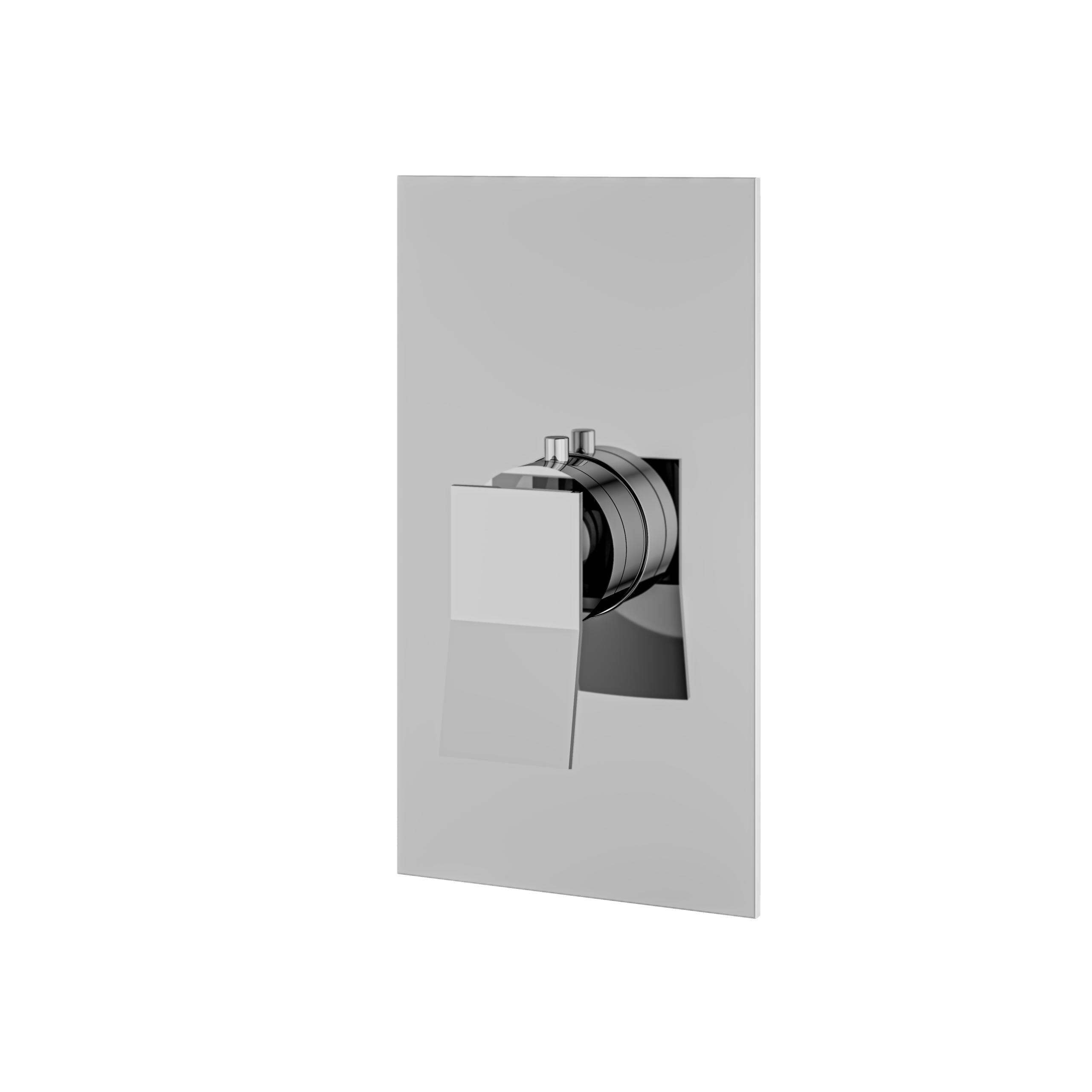 polished chrome trim