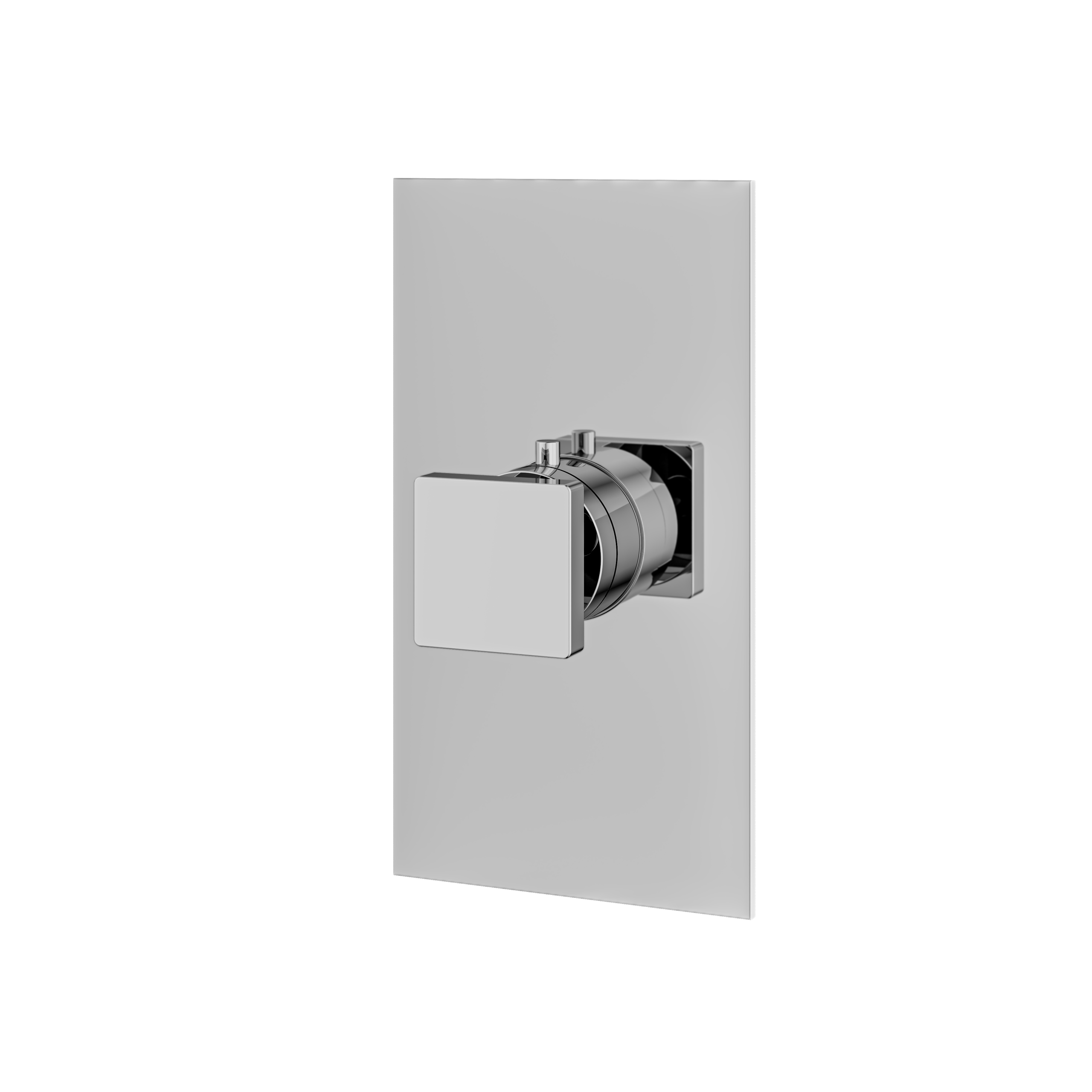 polished chrome trim