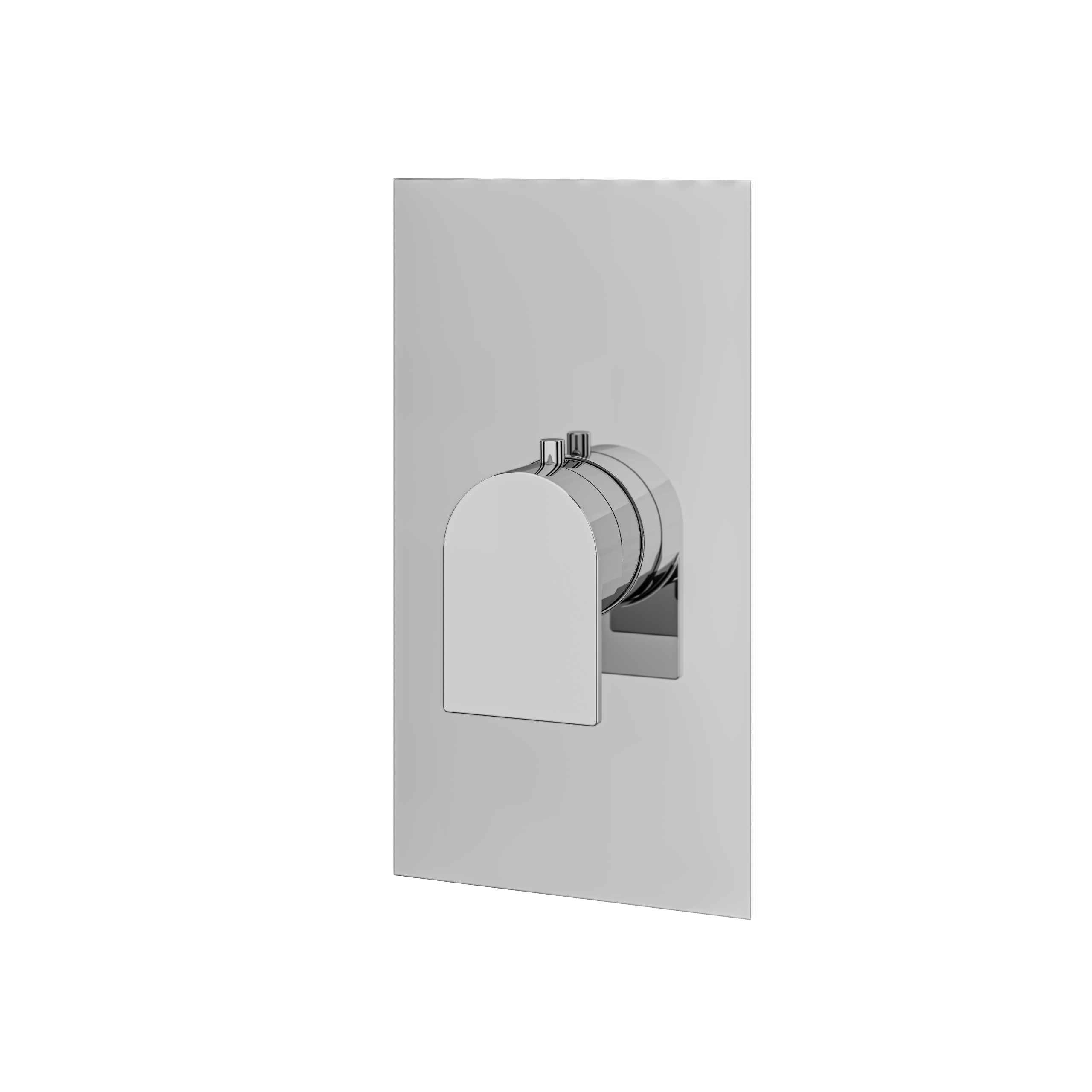 polished chrome trim