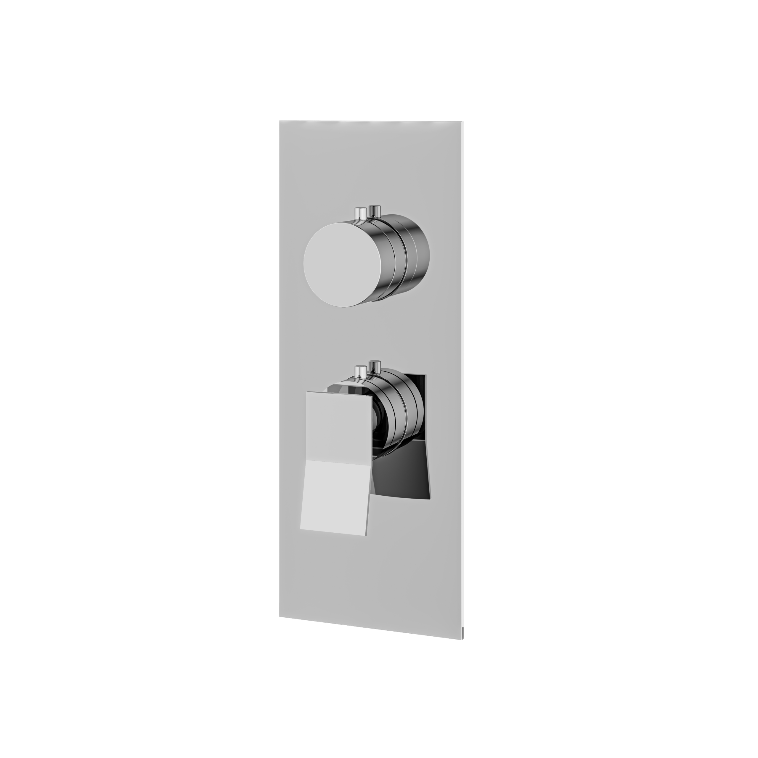 polished chrome trim