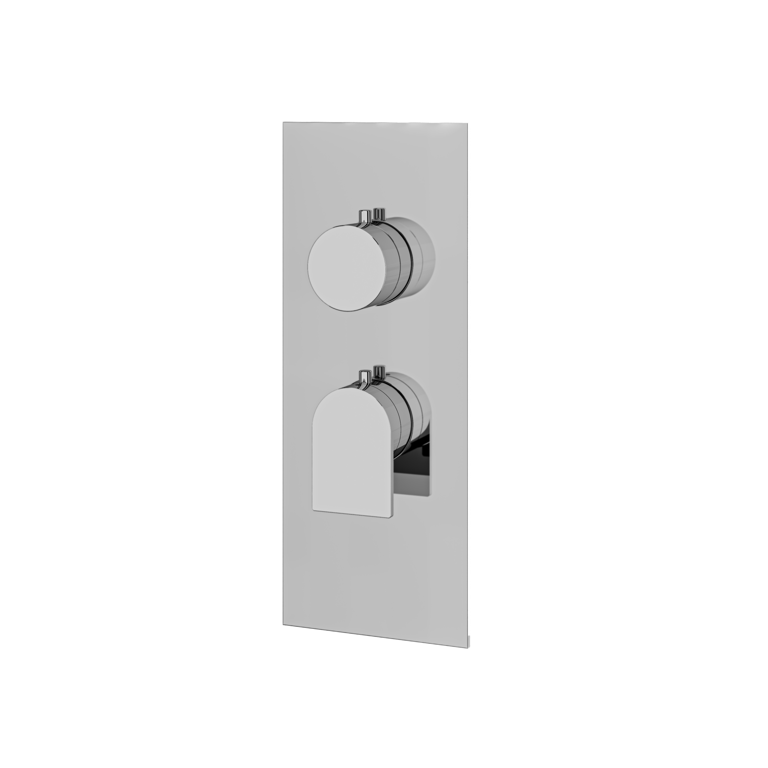 polished chrome trim