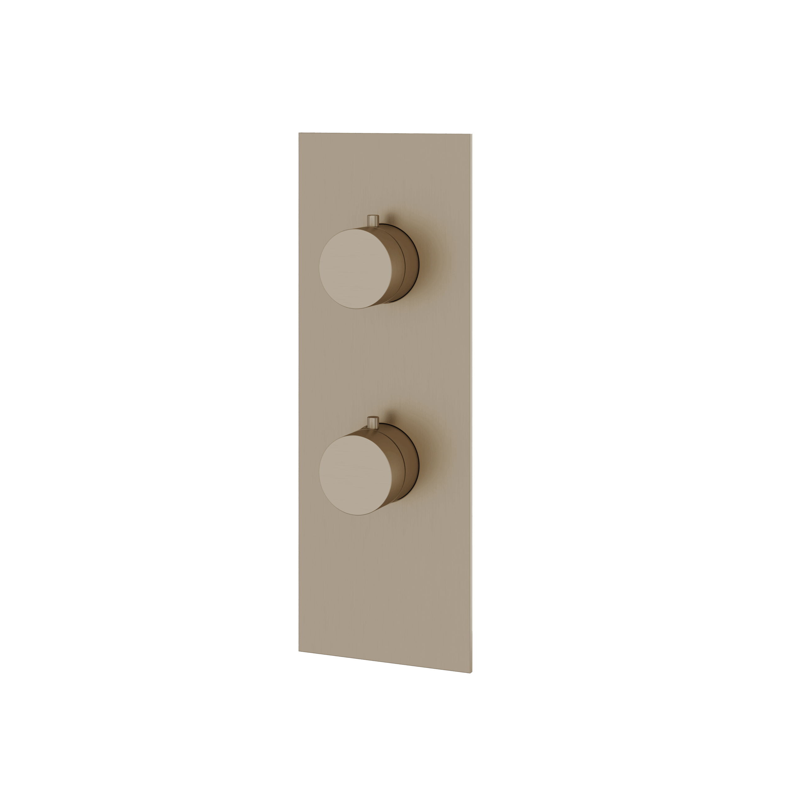 Aquabrass Square/Round Trim Set - 3 Way Shared for T12123 Valve by Aquabrass