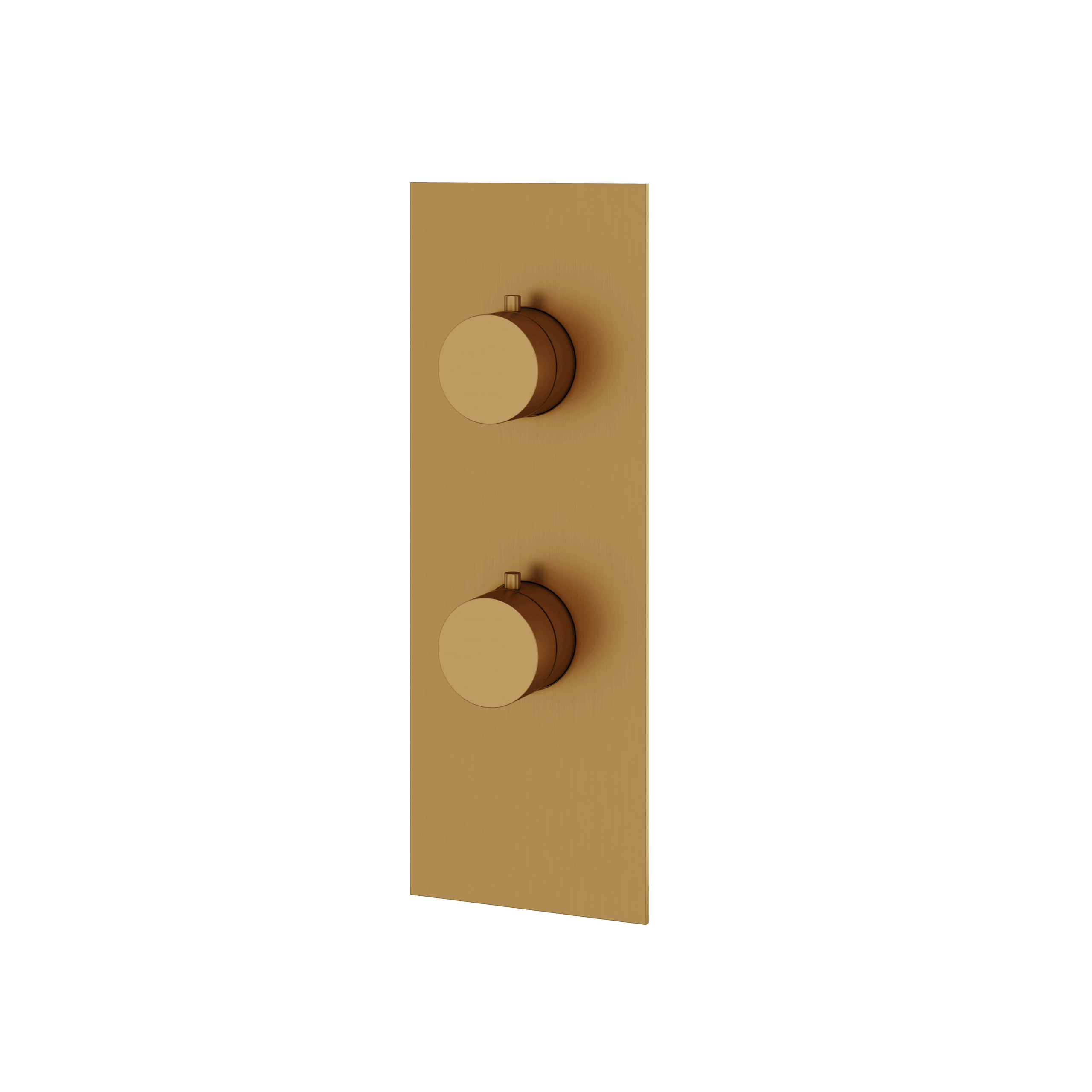 Aquabrass Square/Round Trim Set - 2 Way Non Shared for T12123 Valve by Aquabrass