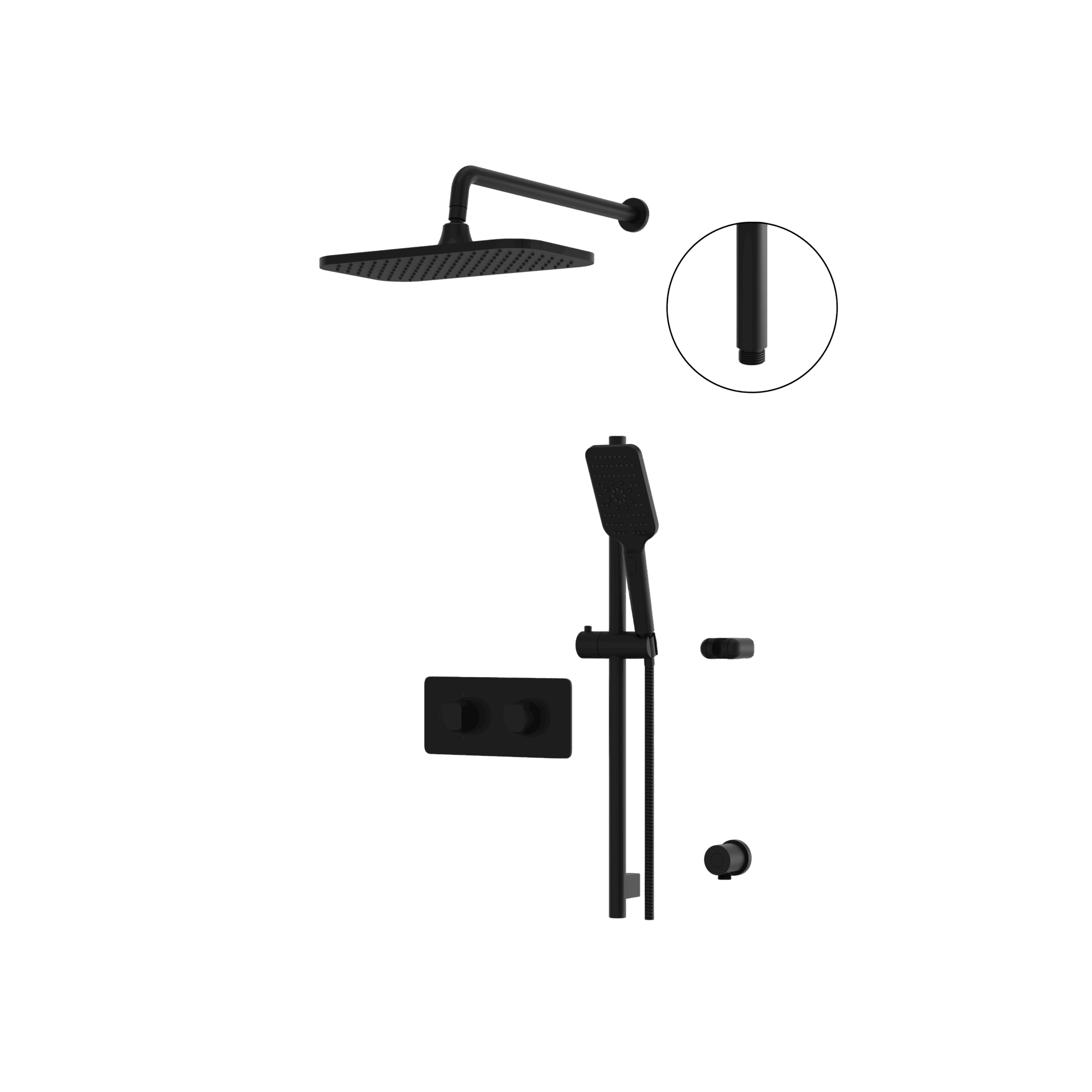 Aquabrass Shower Faucet - 2 Way Non-Shared