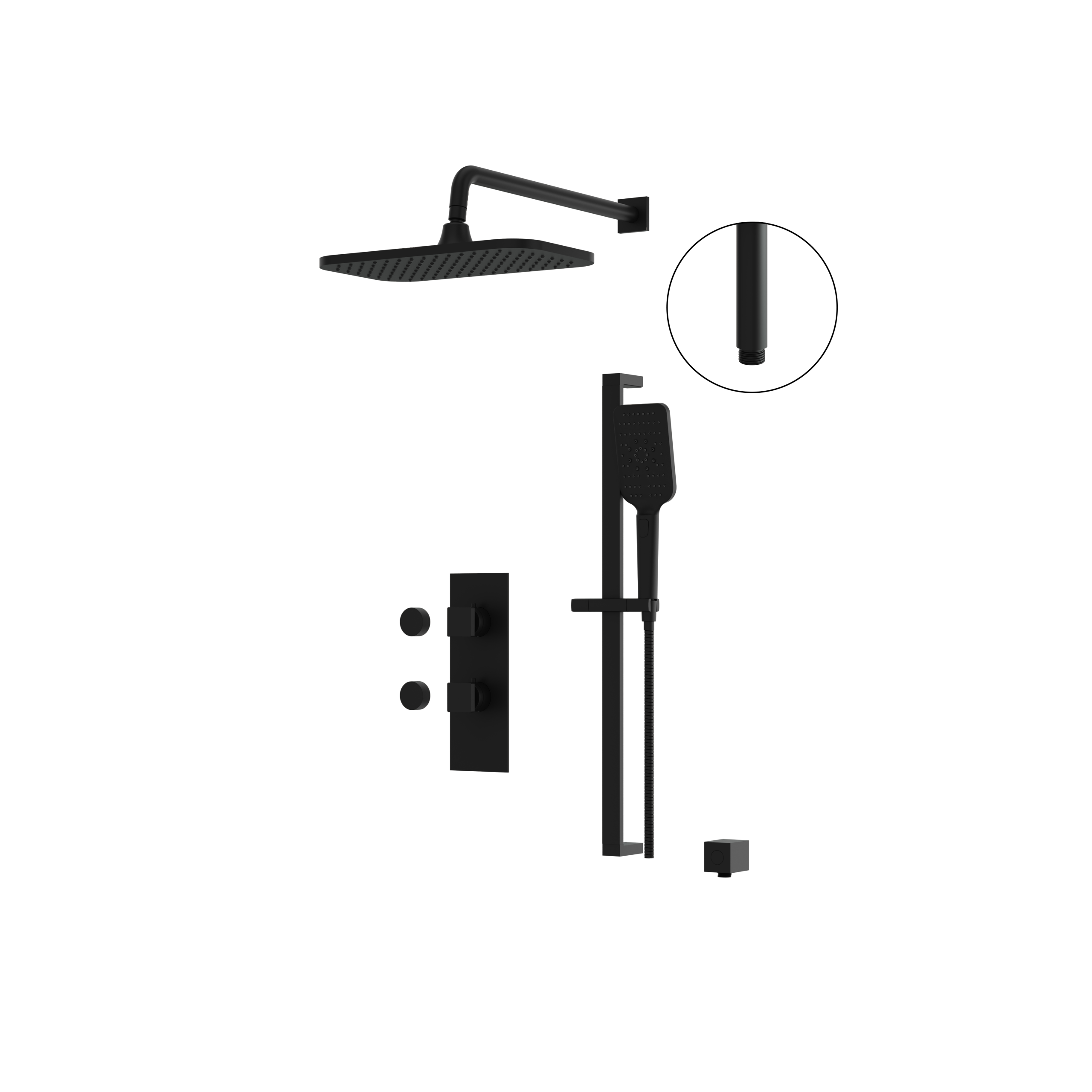 Aquabrass Shower Faucet - 2 Way Shared