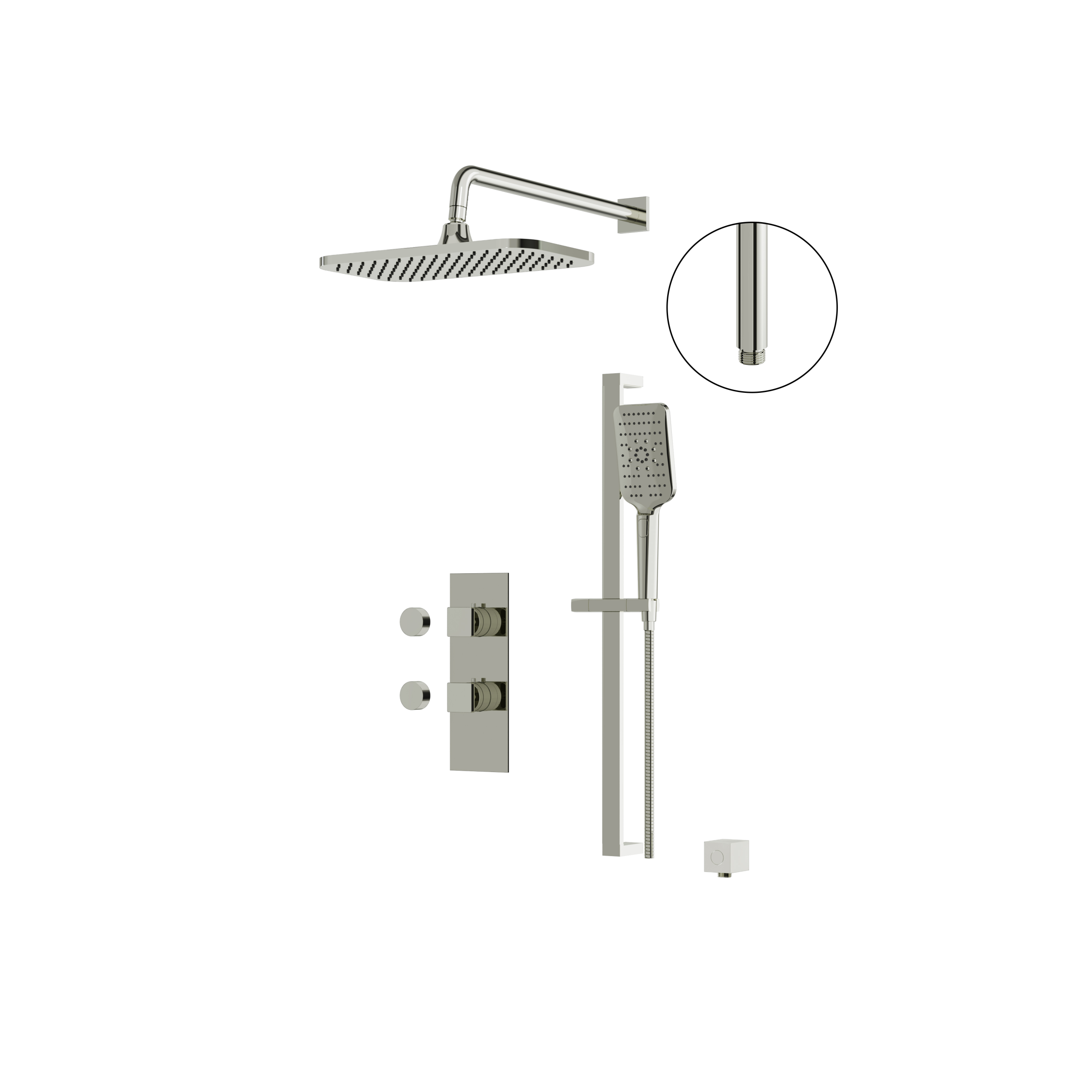 Aquabrass Shower Faucet - 2 Way Shared