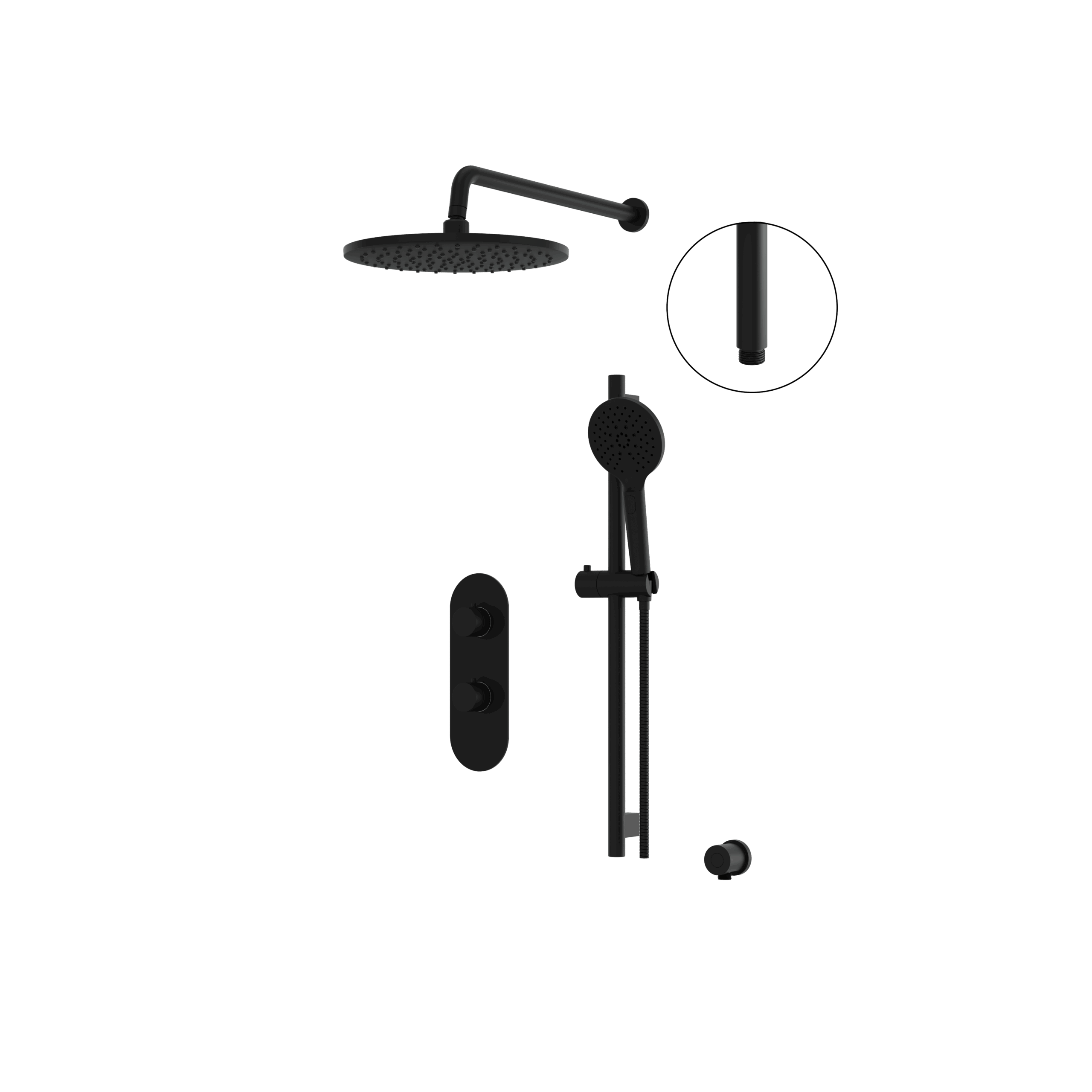 Aquabrass Shower Faucet - 2 Way Non Shared