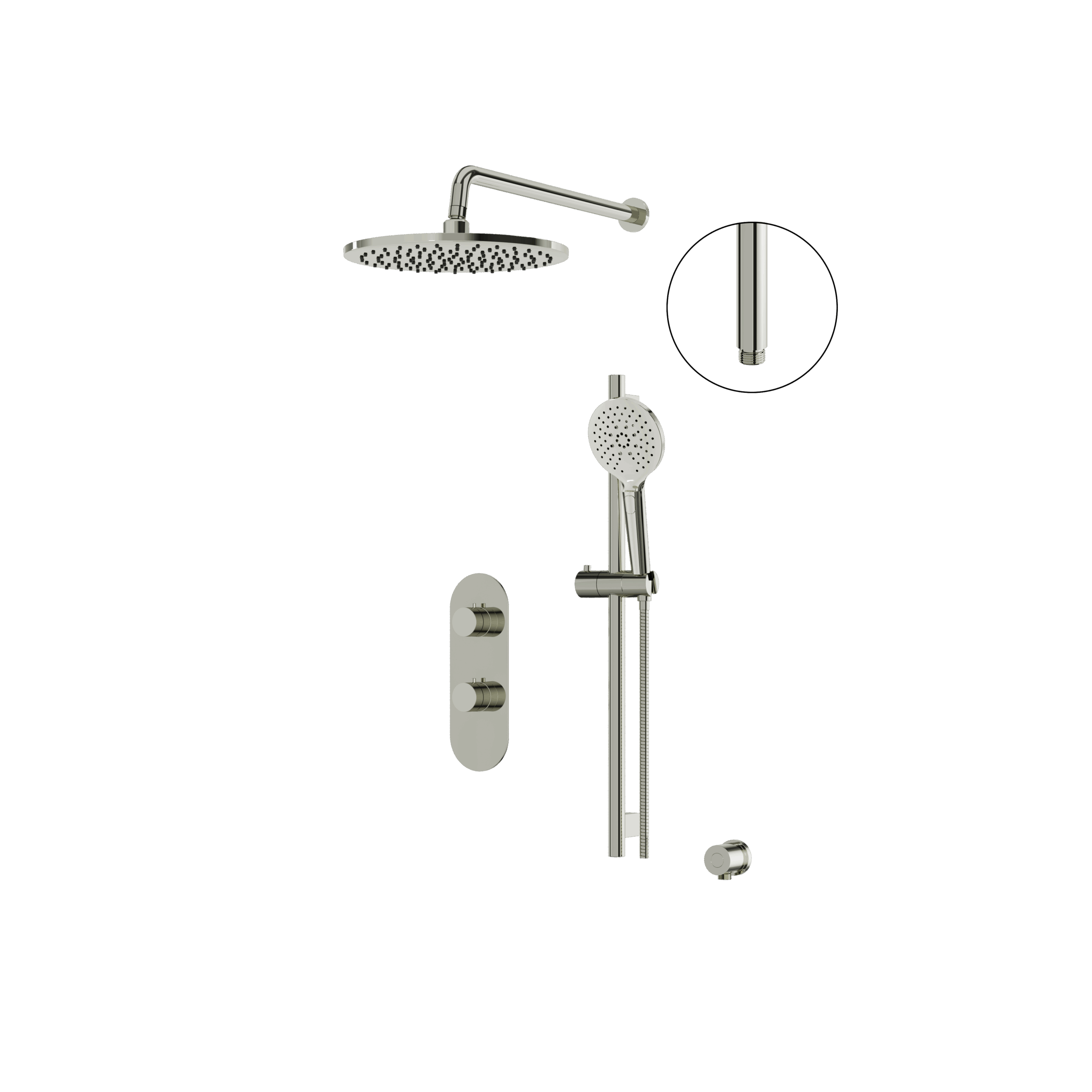 Aquabrass Shower Faucet - 2 Way Non Shared