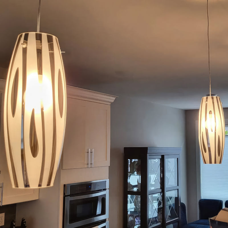 chrome pendant light