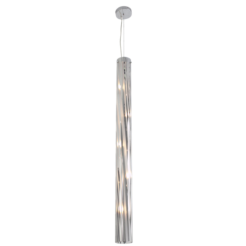 chrome pendant light