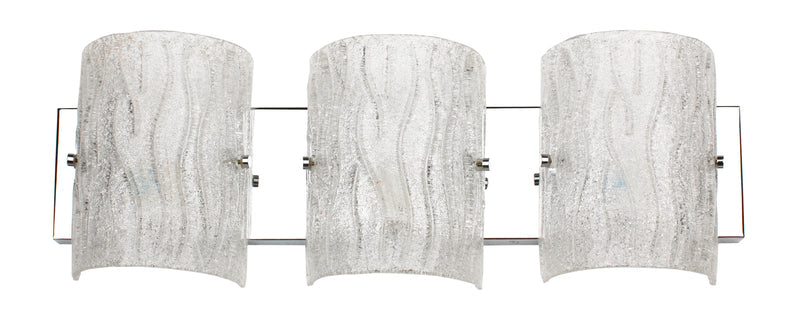 chrome wall mount light